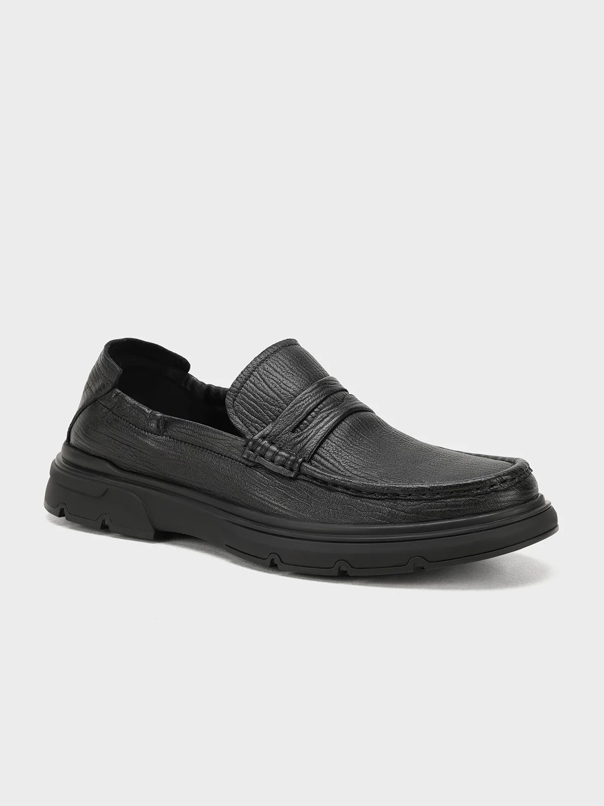 Men "LAKSHA" Perfect Leather Loafer Shoes - Image 2