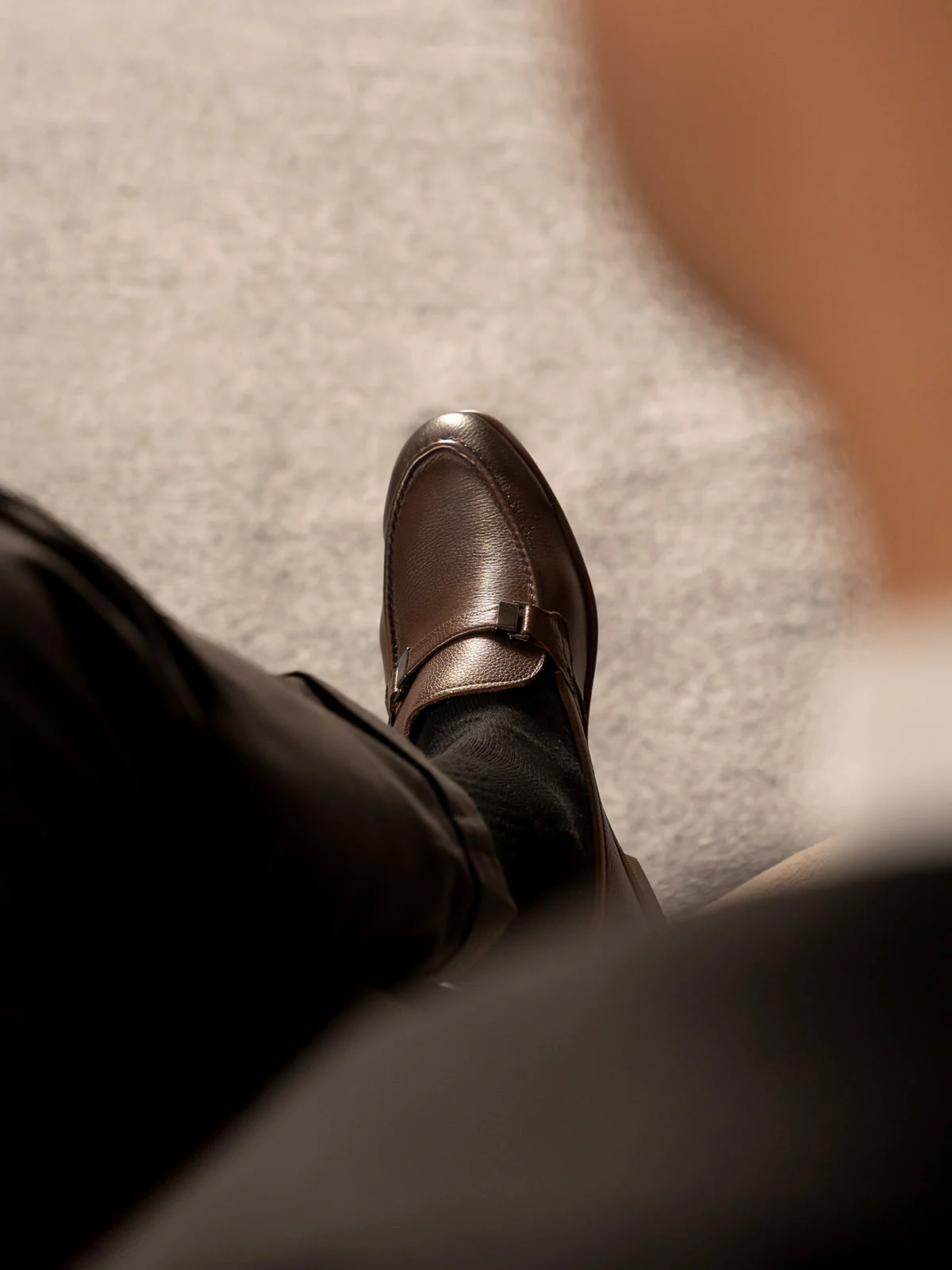 Men "LISALA" Formal Slip On Premium Leather Shoes - Image 10