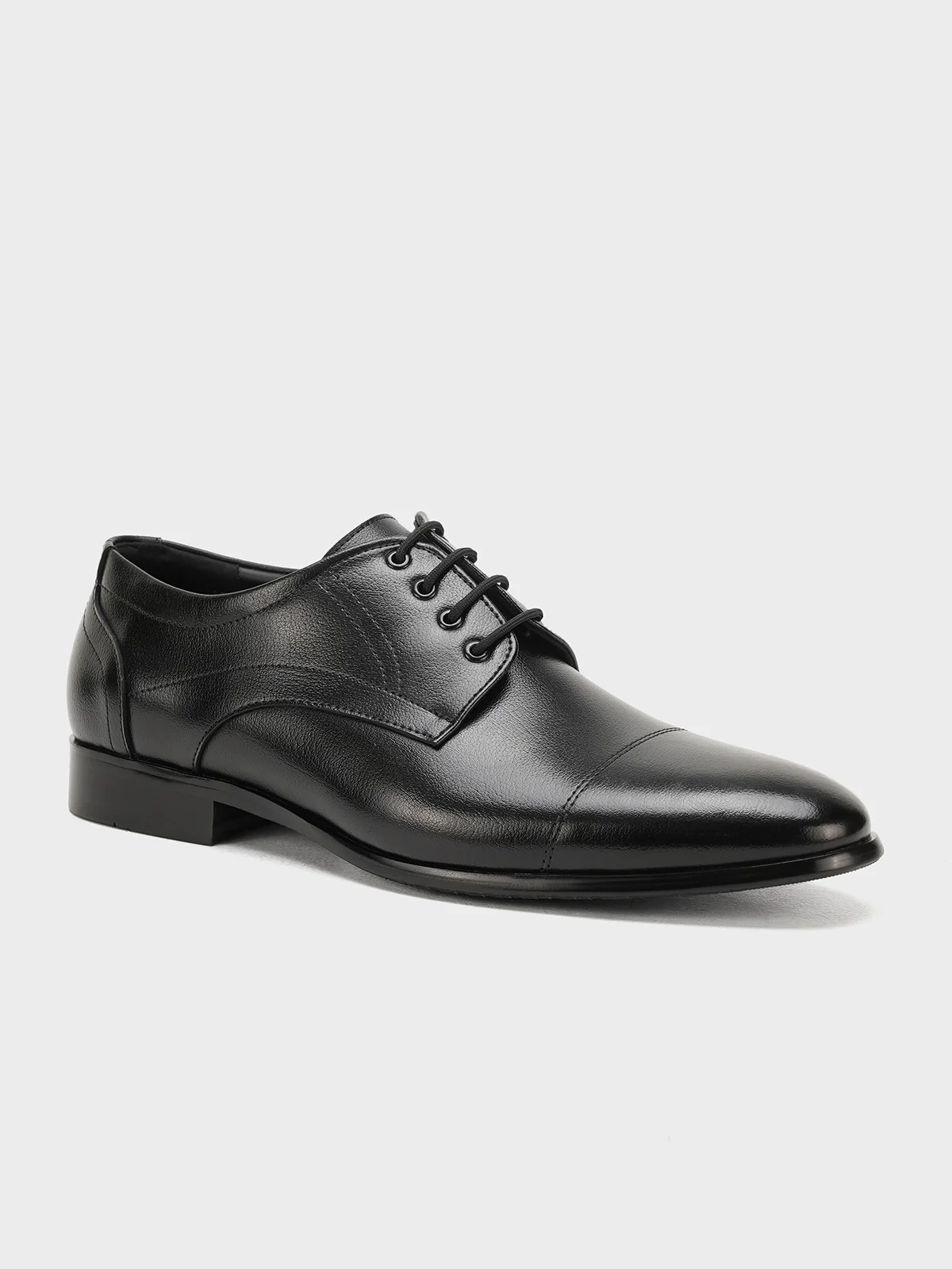 Men "LUKYAN" Lace-Up Leather Formal Shoes - Image 2