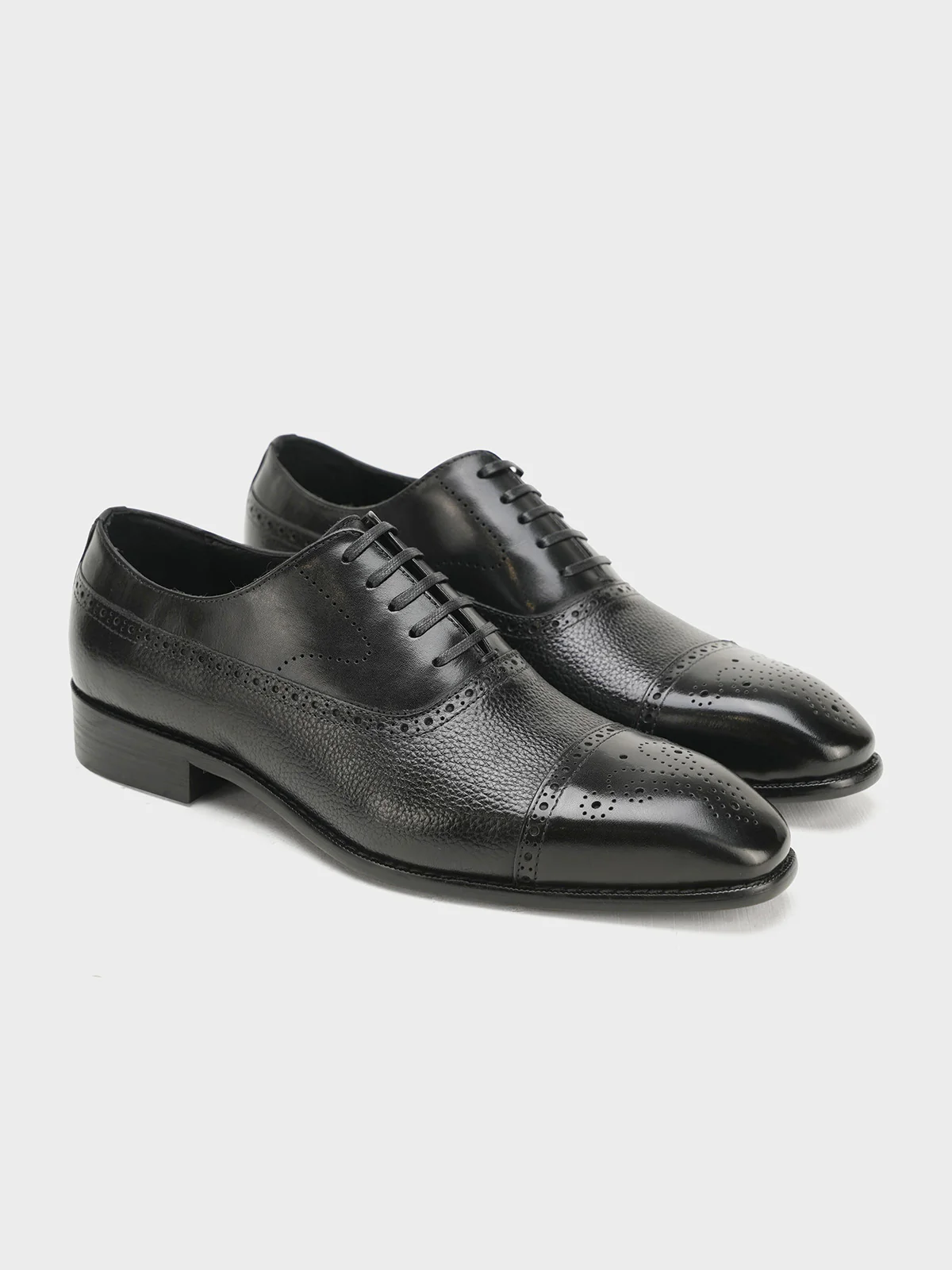 Men "MASON" Leather Lace Up Formals - Image 4