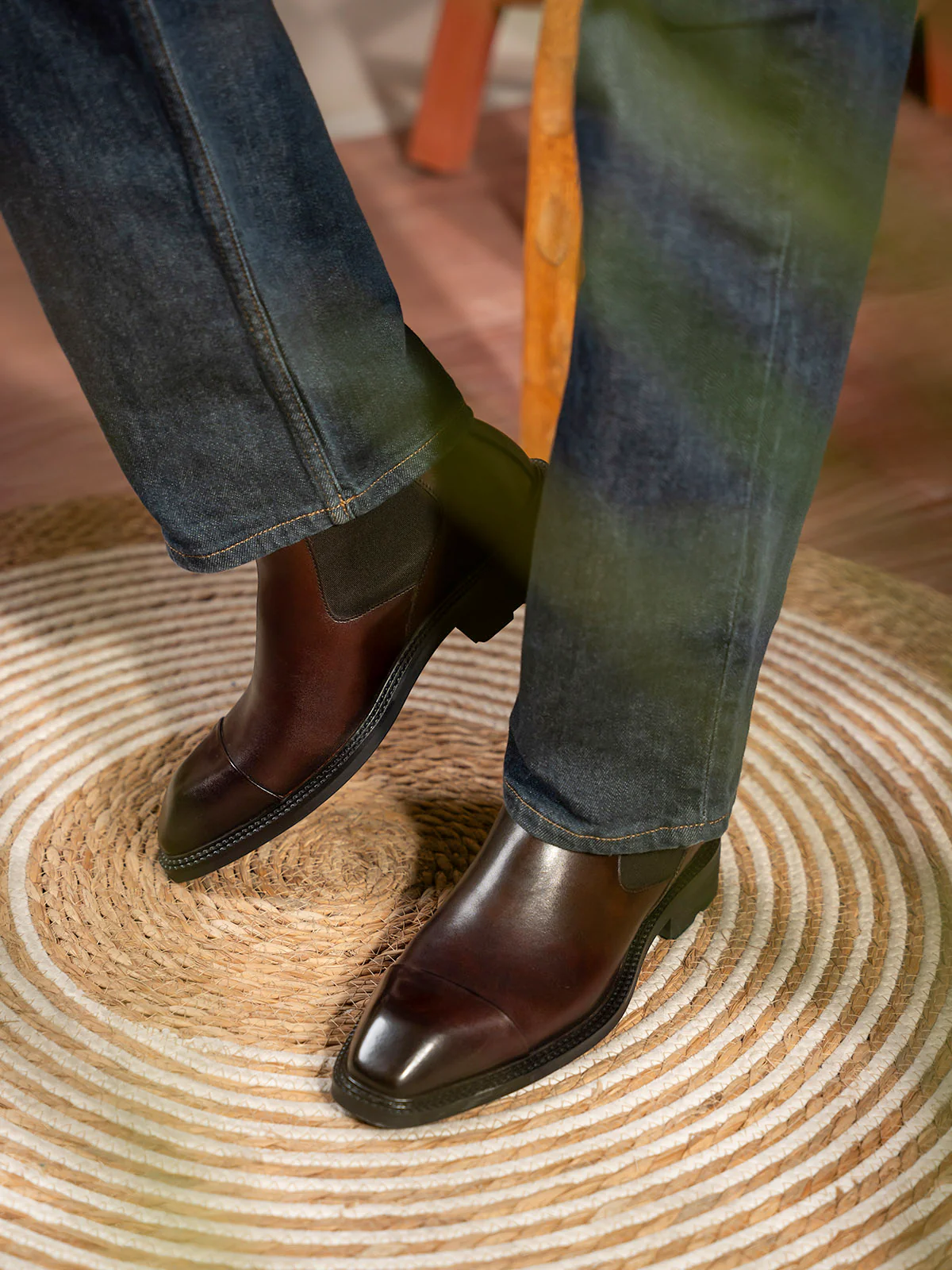 Men "MICHAEL" Versatile Leather Boots