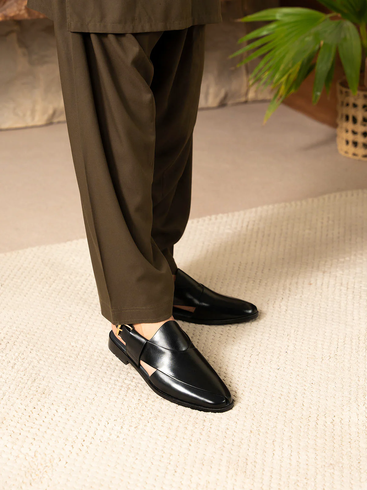 Men "MOSLEY" Traditional Peshawari Leather Sandals - Image 10