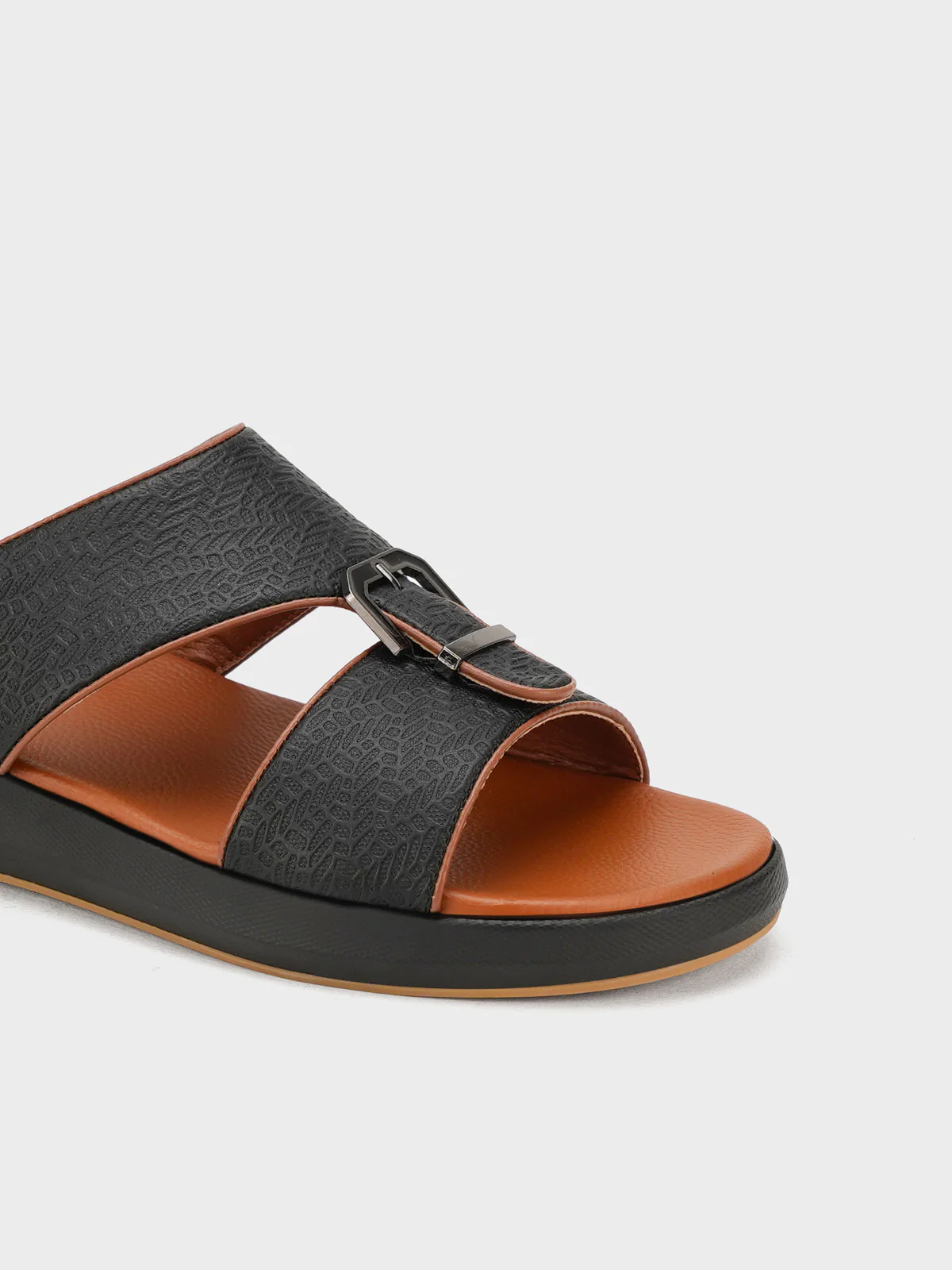 Men "OLIMPO" Trendy Buckle Slippers - Image 4