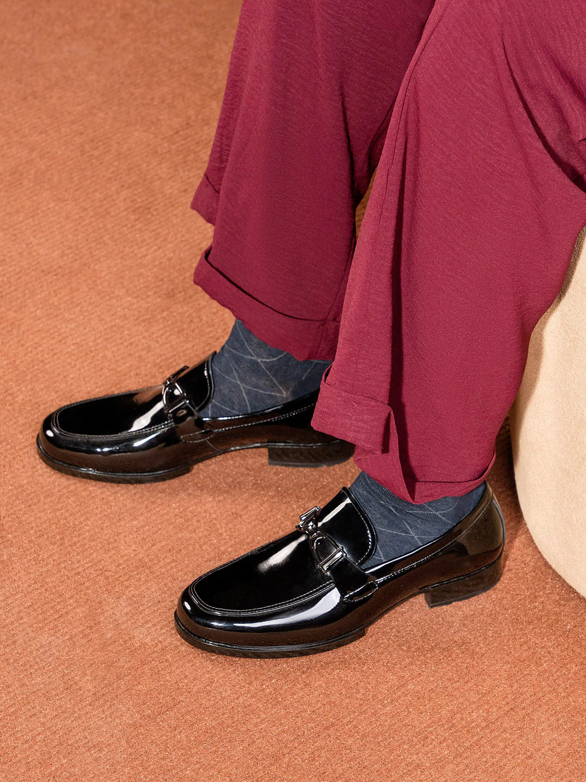 Men "QUINT" High Quality Leather Formals