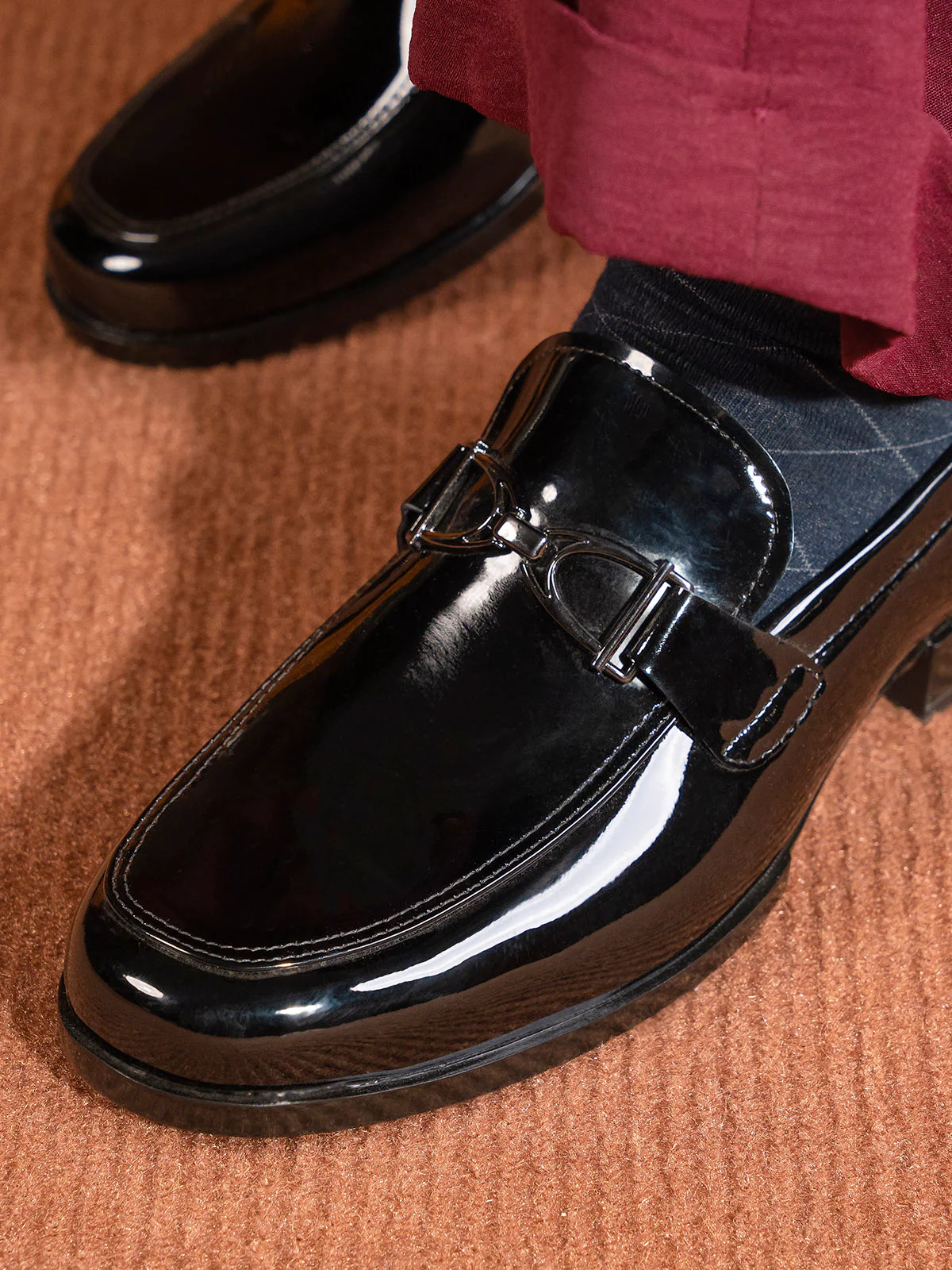 Men "QUINT" High Quality Leather Formals - Image 6