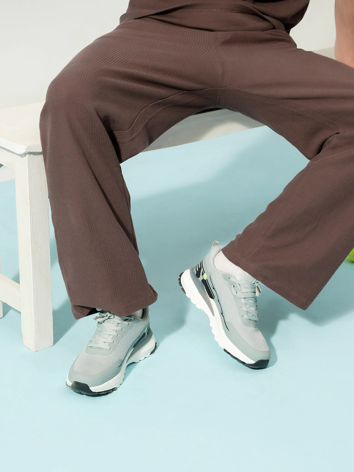 Men "RENZO" Stylish Soft Fabric Trainers - Image 10