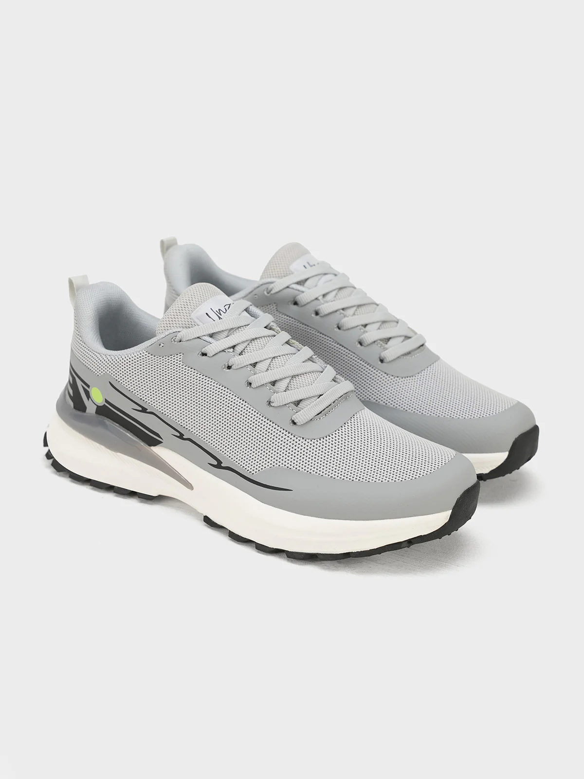 Men "RENZO" Stylish Soft Fabric Trainers - Image 4