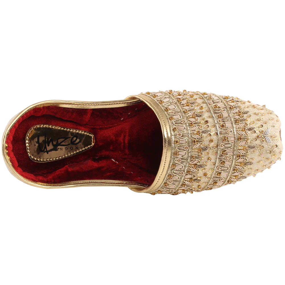 Men “RILEY” Traditional Punjabi Leather Khussa - Image 4