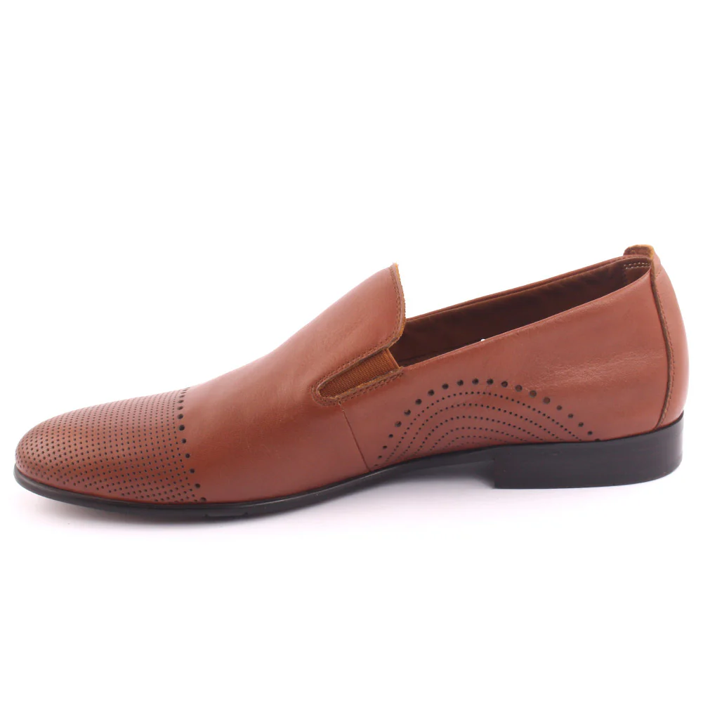 Men’s ‘Kairho’ Leather Formal Slip-ons Oxfords Shoes - Image 3