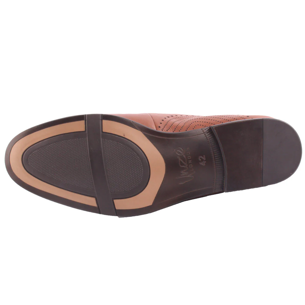 Men’s ‘Kairho’ Leather Formal Slip-ons Oxfords Shoes - Image 5
