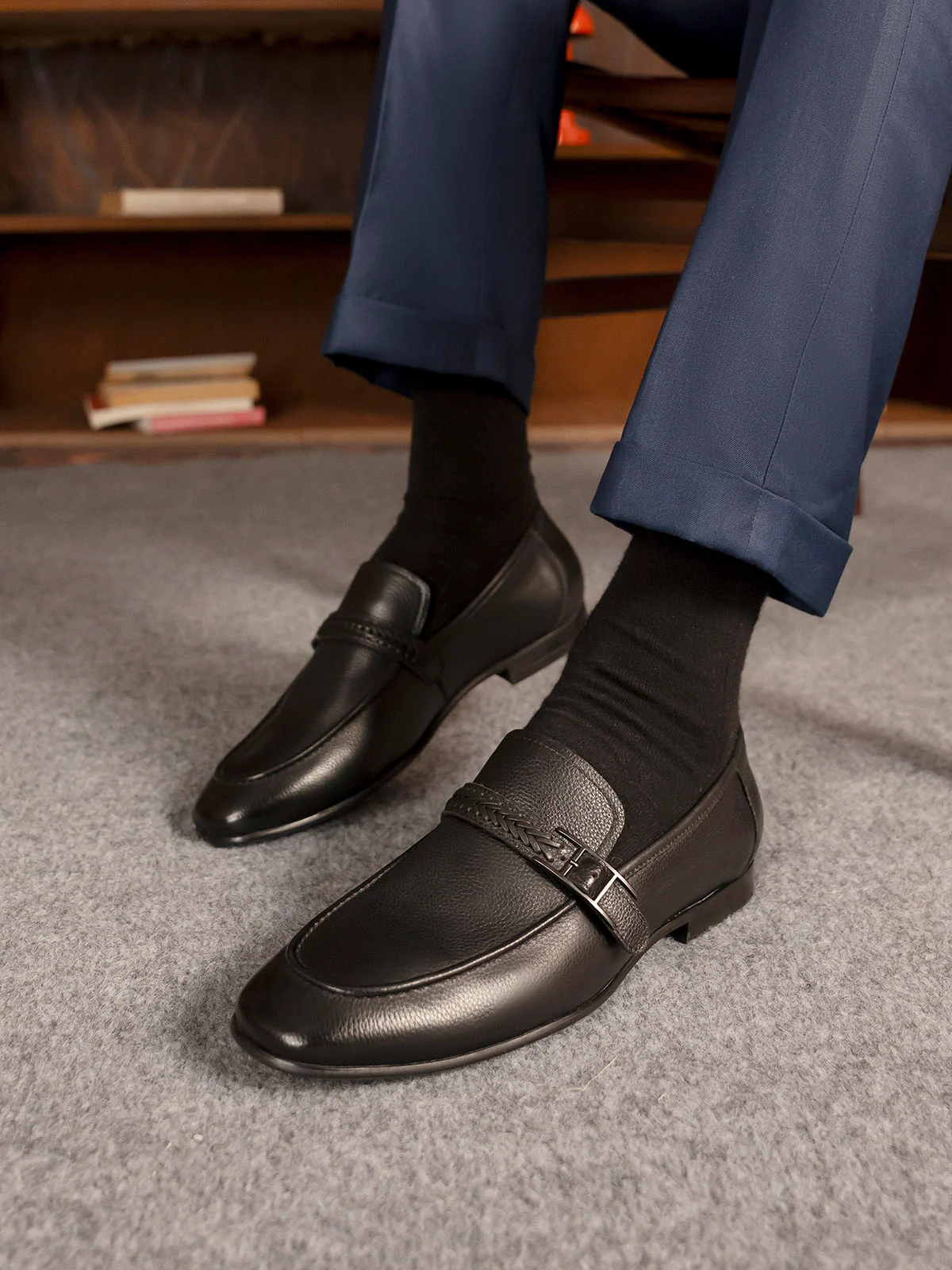 Men "SKYLAR" Slip On Design Premium Leather Formals