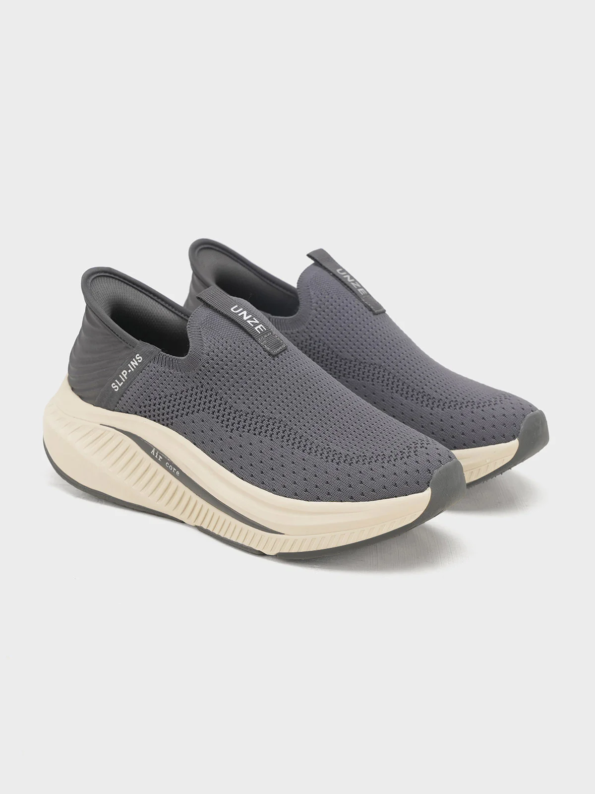 Men "UZAIF" Breathable Fabric Trainers - Image 4