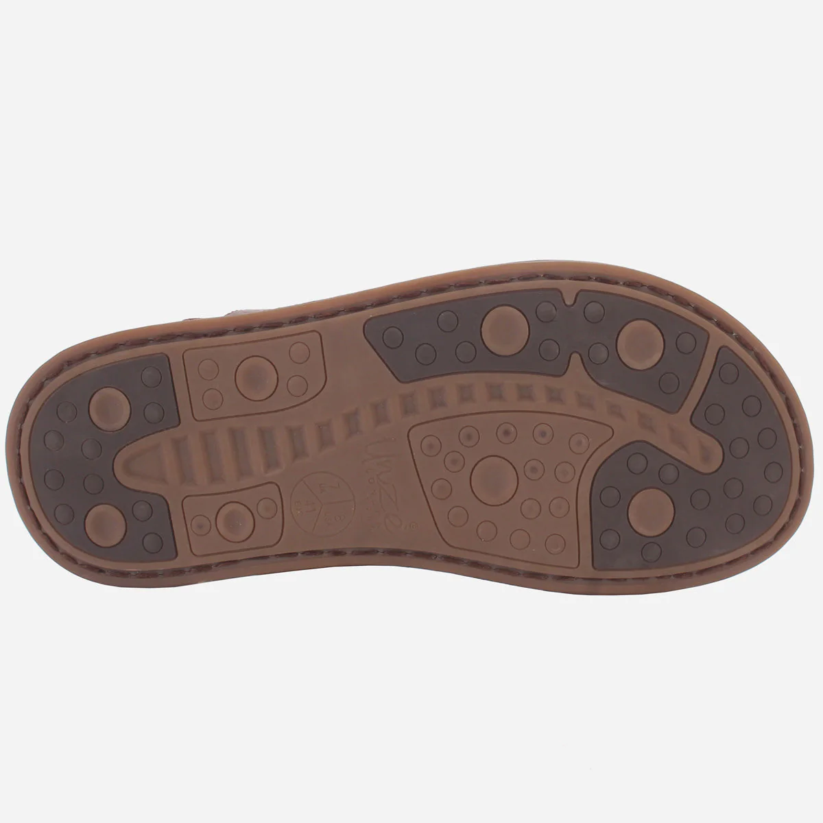 Men "VEERO" Leather Open Toe Summer Flat Sandals - Image 5