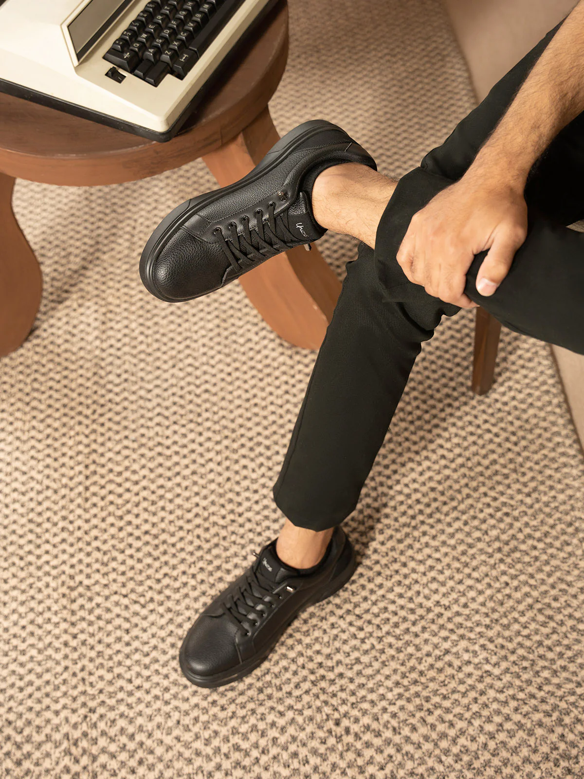 Men "VIRAAJ" Casual Wear Lace-Up Trainers - Image 10