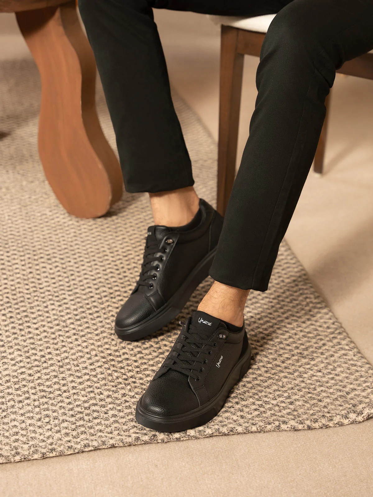 Men "VIRAAJ" Casual Wear Lace-Up Trainers - Image 6