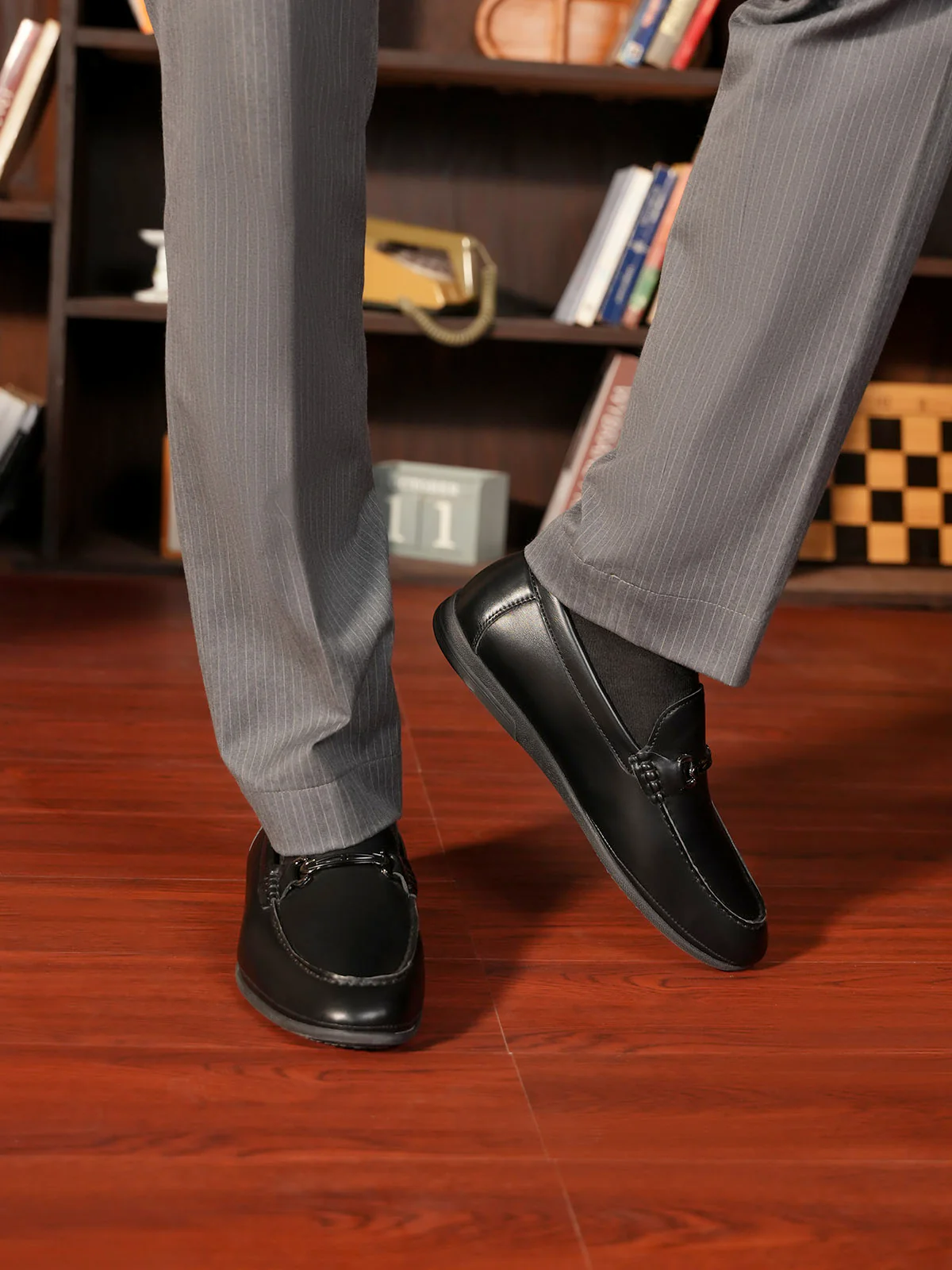 Men "WAYL" Comfortable Rubber Sole Loafers - Image 10