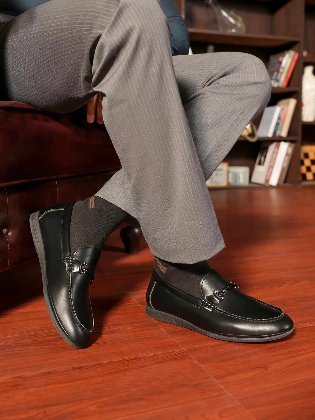 Men "WAYL" Comfortable Rubber Sole Loafers - Image 3