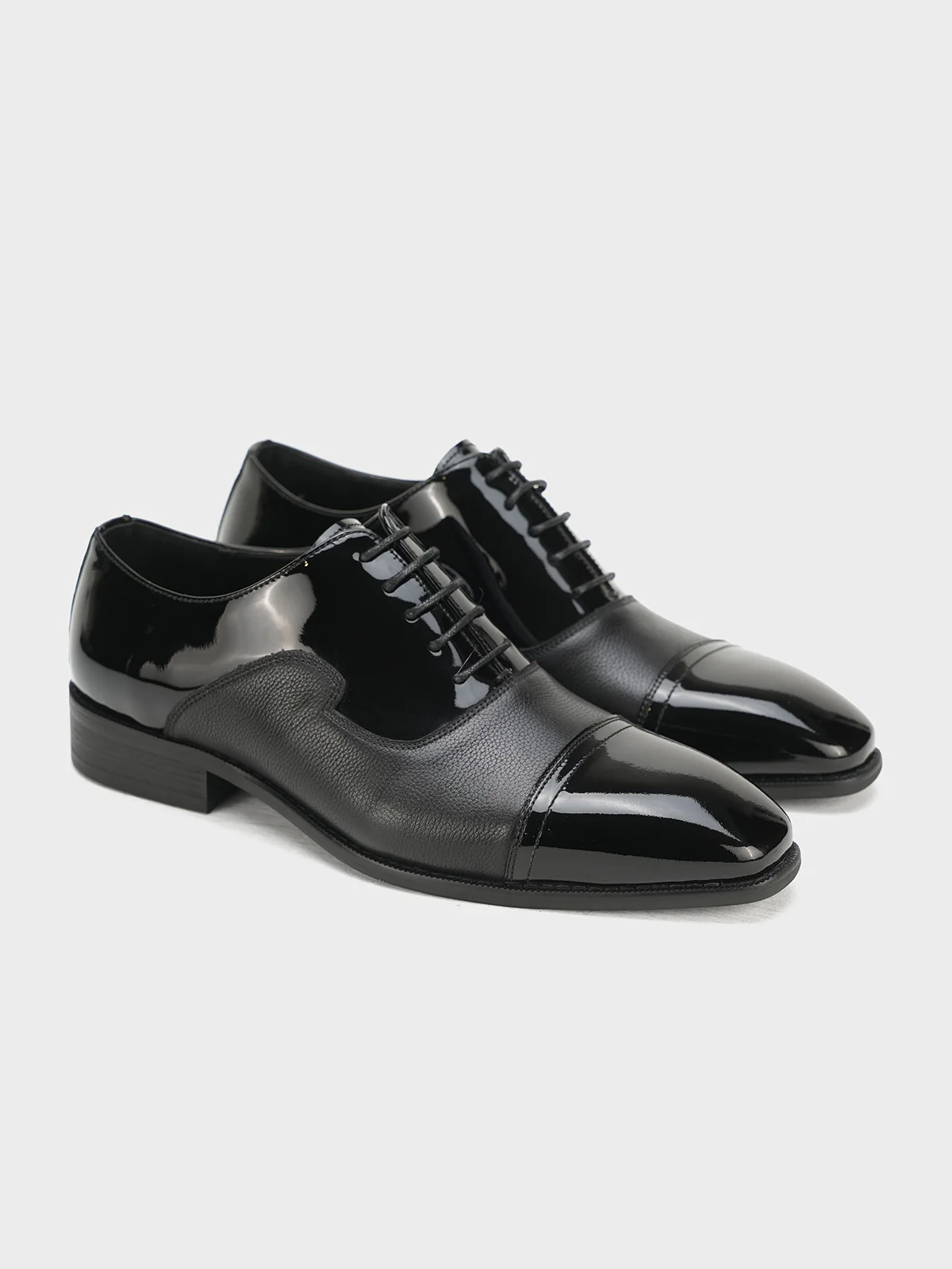 Men "WAYLO" Lace Up Leather Formal Shoes - Image 3