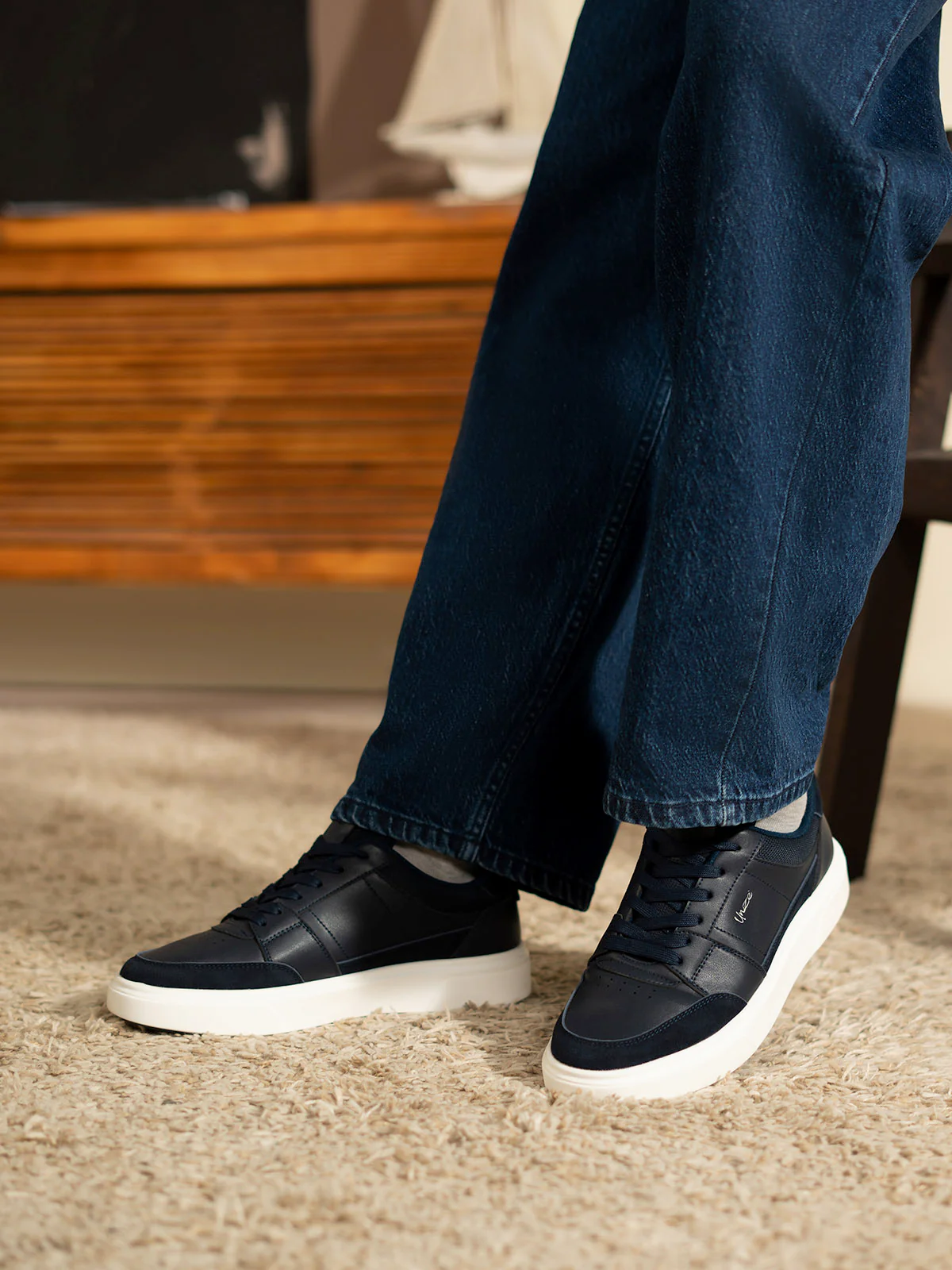 Men "WESTLEY" Casual Lace-Up Trainers