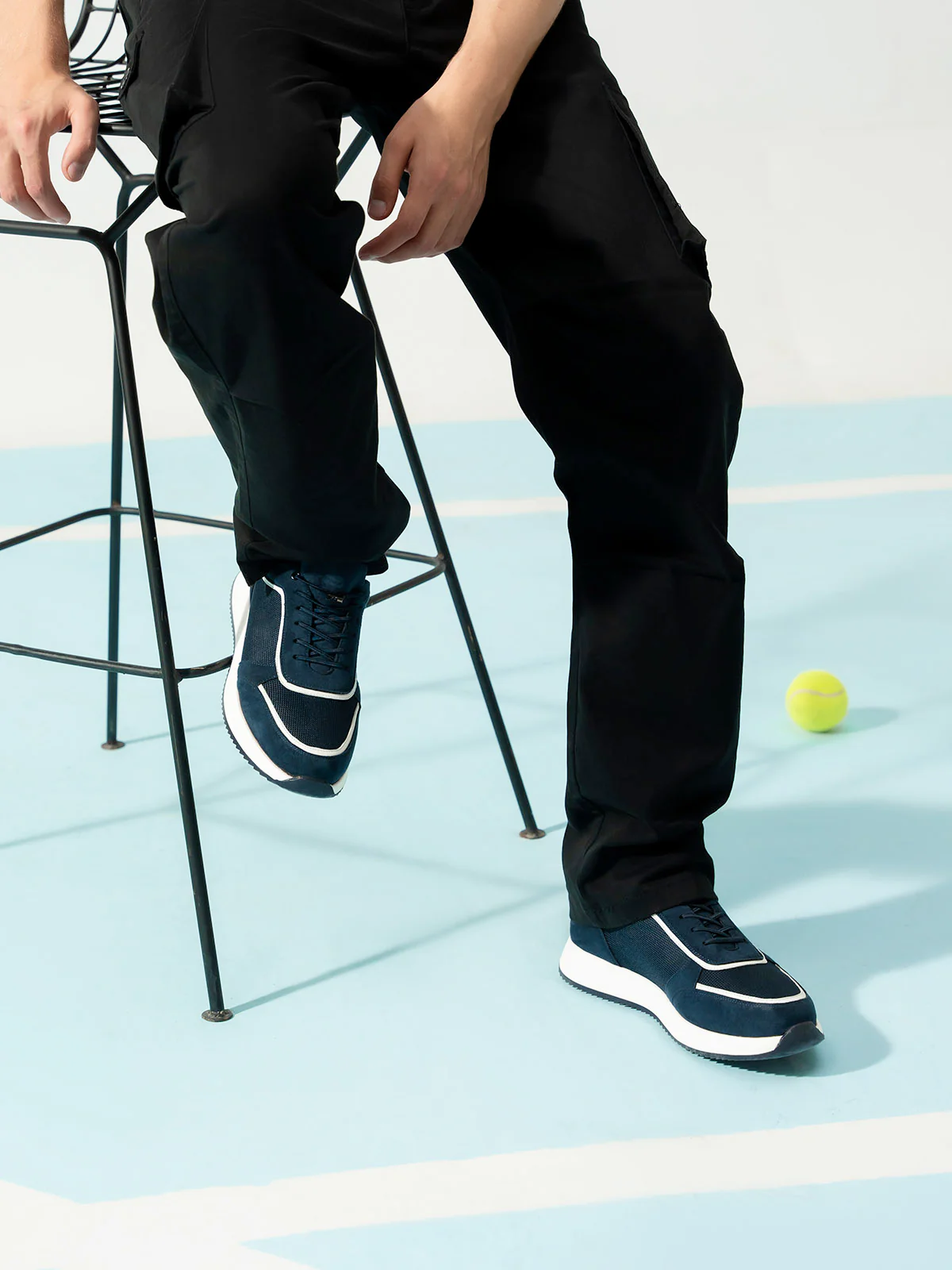 Men "XAIDEN" Unique Style Lace Up Trainers - Image 10