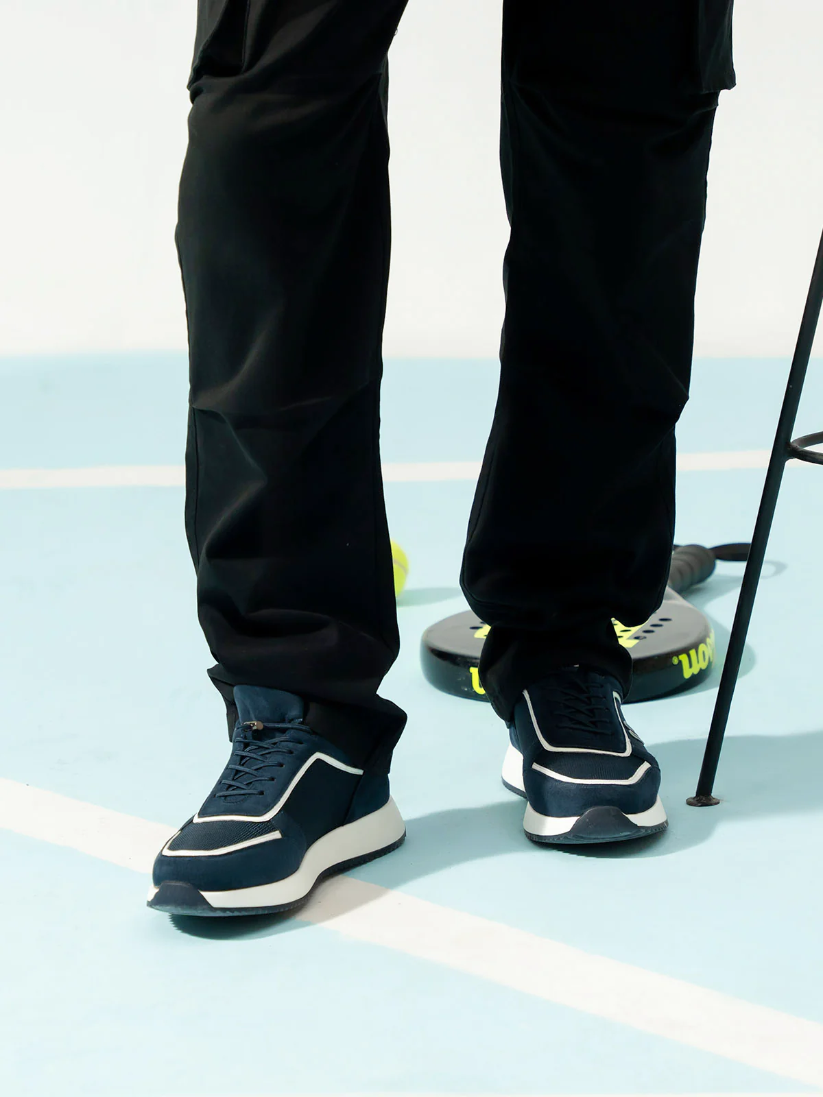 Men "XAIDEN" Unique Style Lace Up Trainers - Image 11