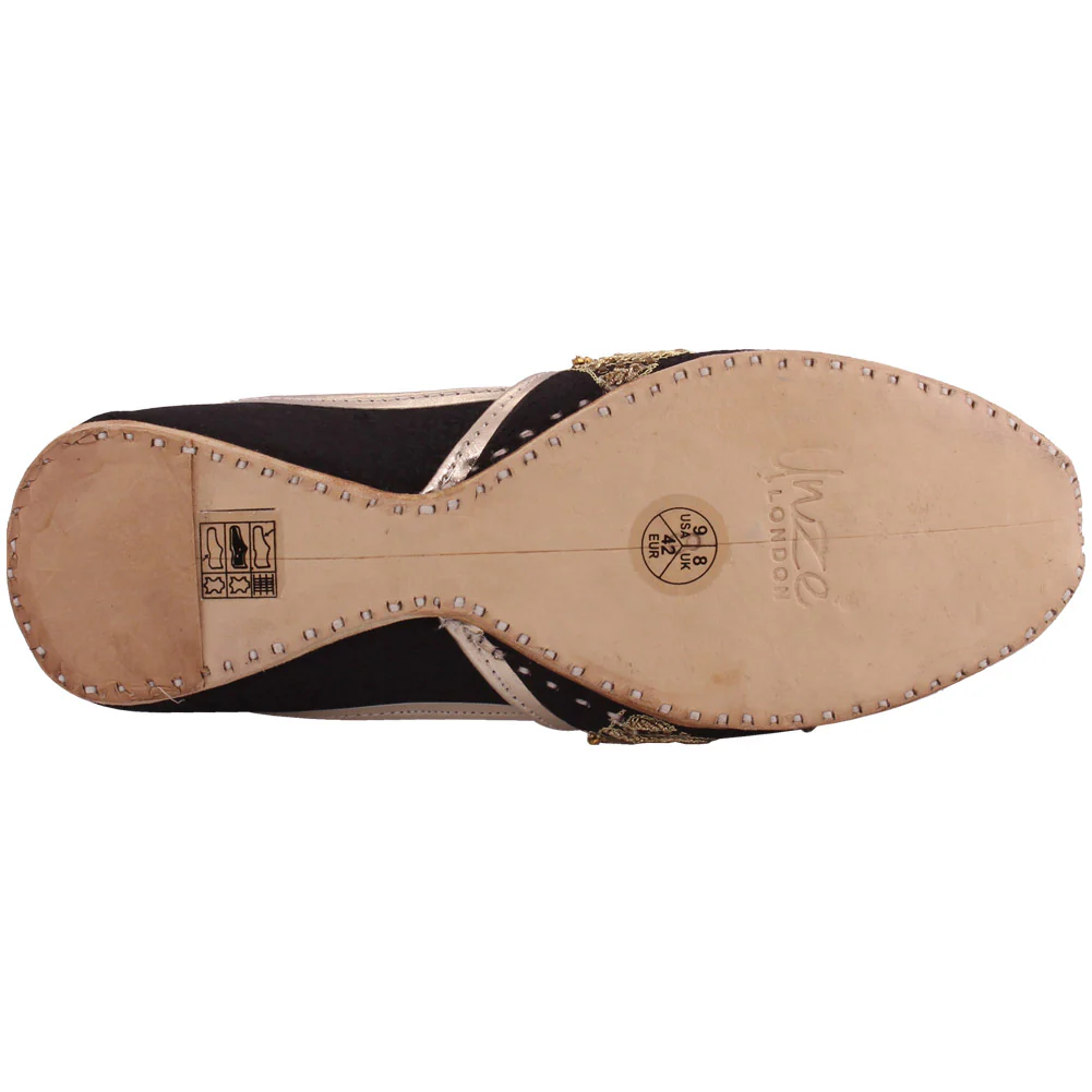 Men “ZANDER” Traditional Punjabi Leather Khussa - Image 5