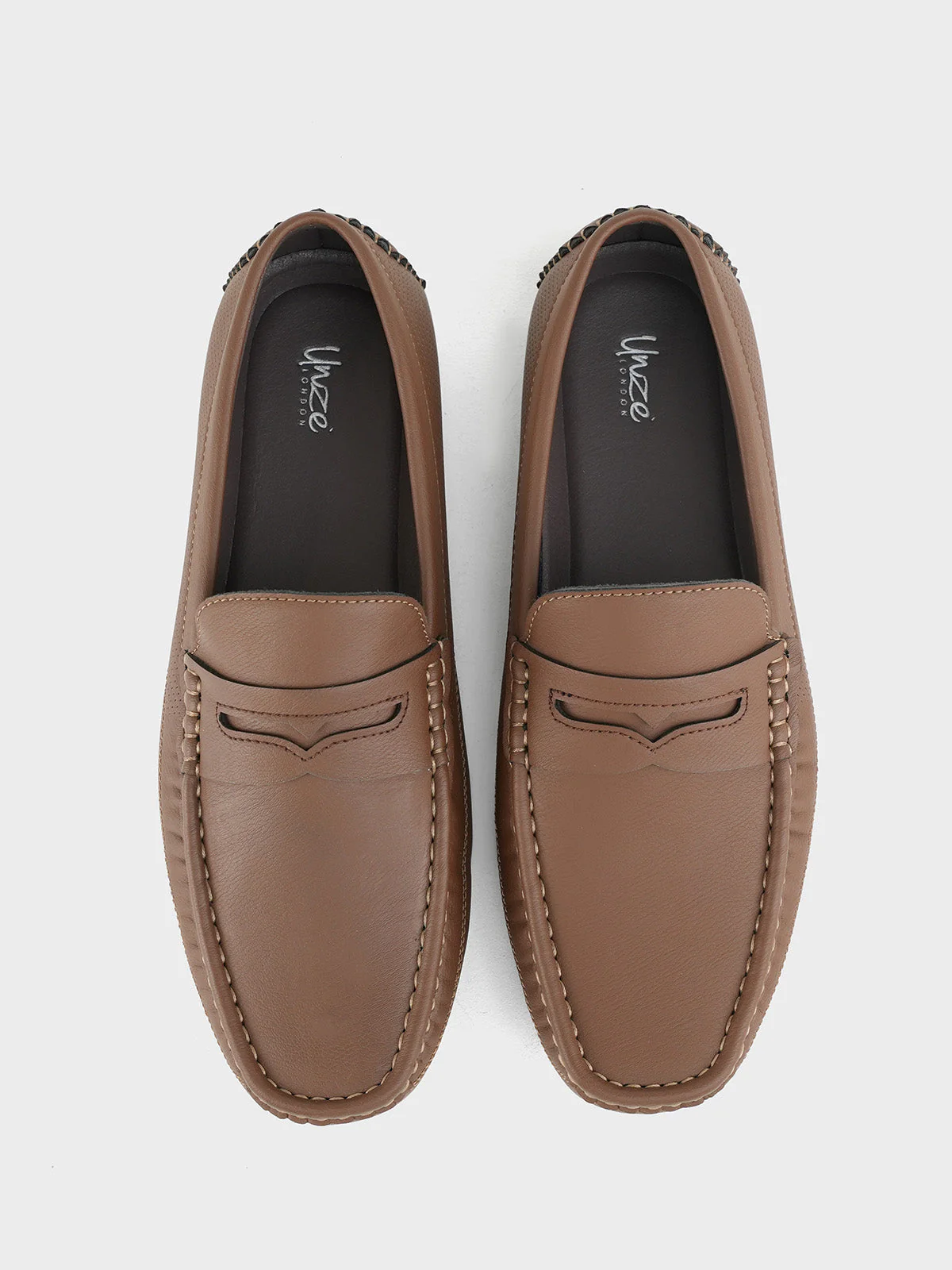 Mens "ASPIRE" Slip on Moccasin Shoes - Image 5