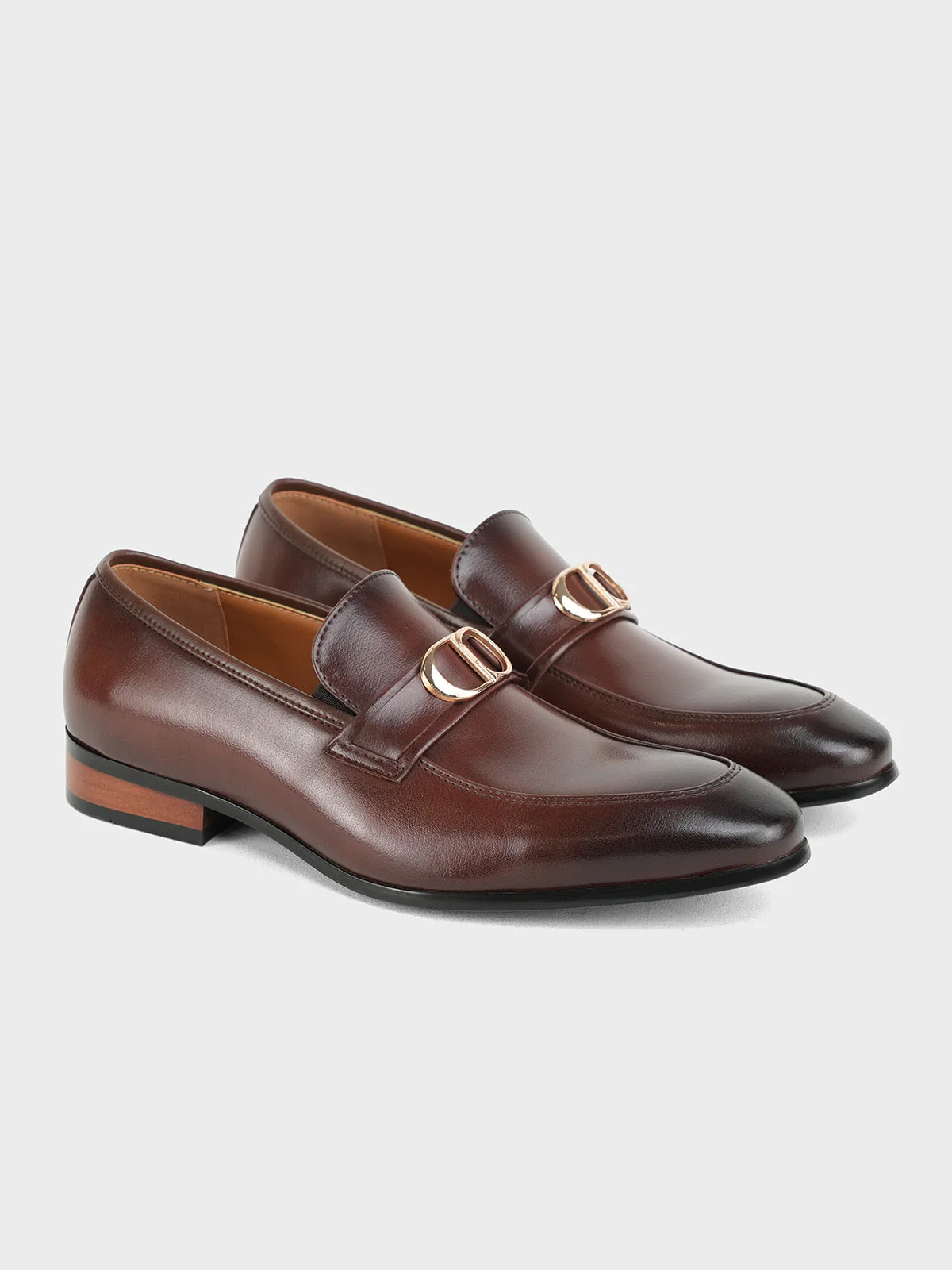 Mens "AUCOIN" Slip On Dress Leather Formals - Image 2