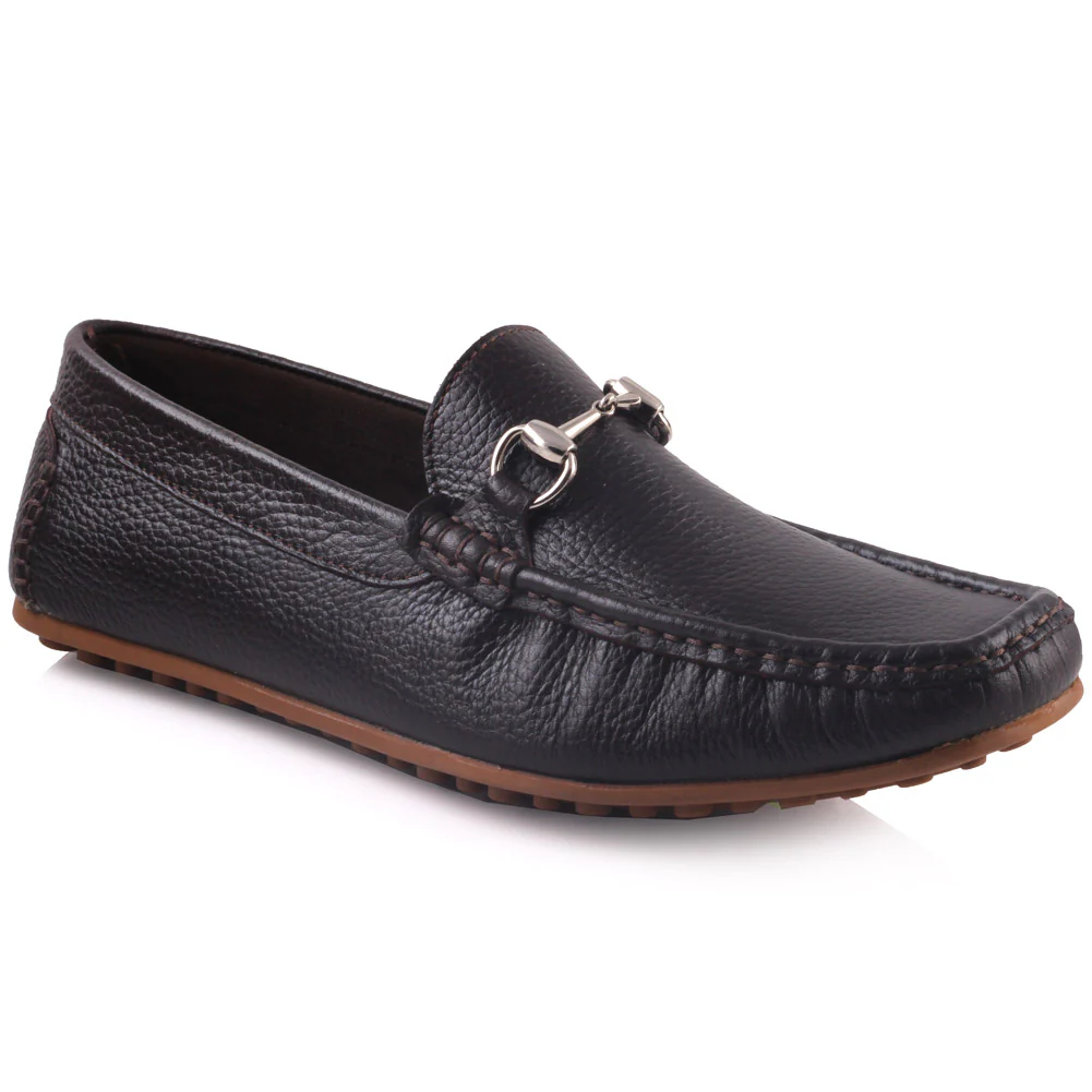Mens ‘Crossby’ Leather Loafers Shoes