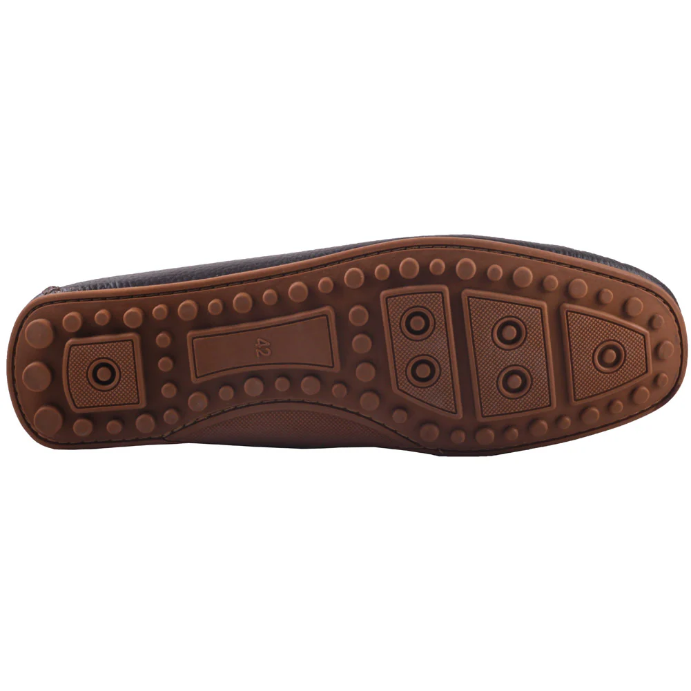 Mens ‘Crossby’ Leather Loafers Shoes - Image 5