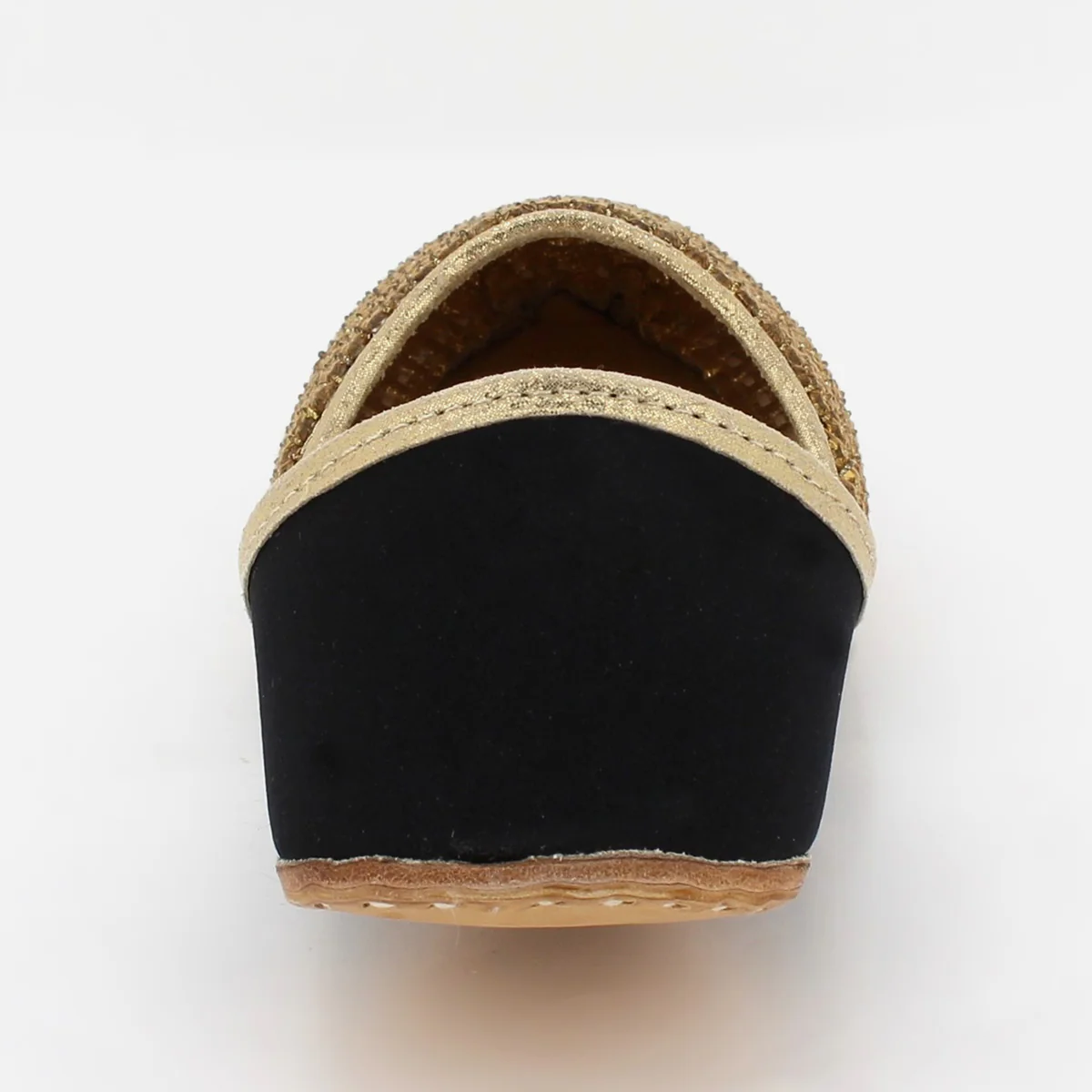Mens  "DAREK" Leather Decorated Groom Indian Khussa - Image 3