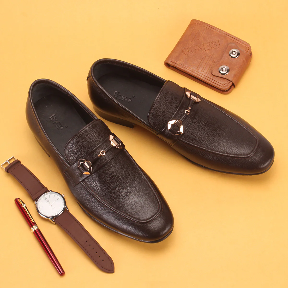 Mens "DASTAGIR" Polished Formal Dress Office Shoes - Image 6