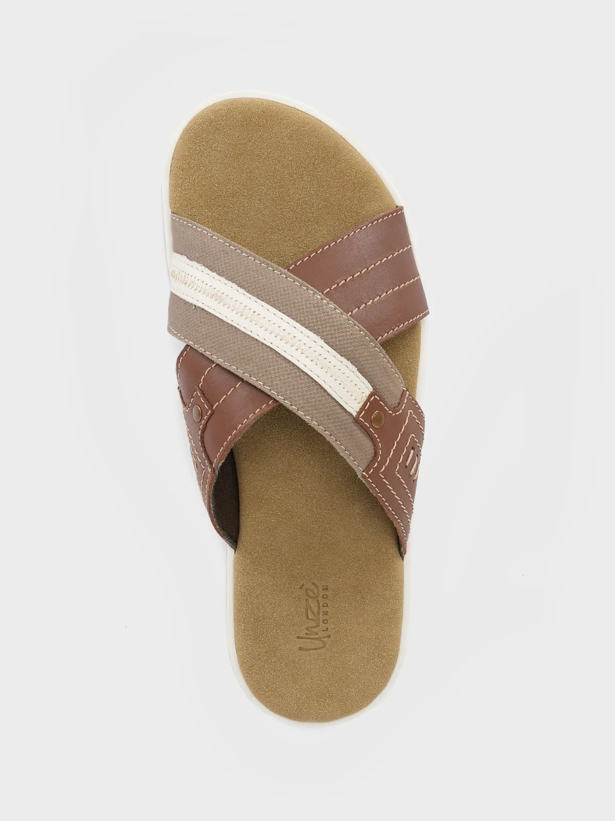 Mens "DUCASSE" Casual Open Toe Slippers - Image 5