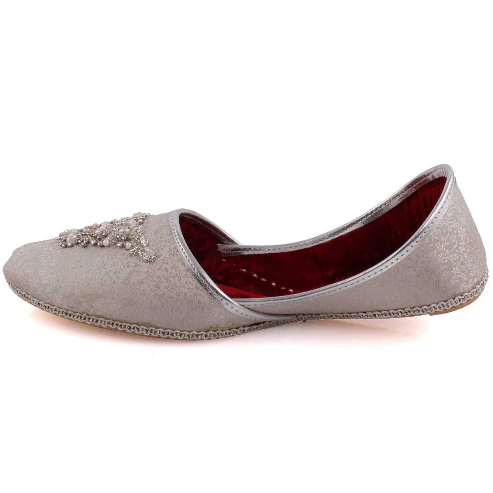 Mens ‘Egner’ Adorned Leather Flat Indian Khussa - Image 3