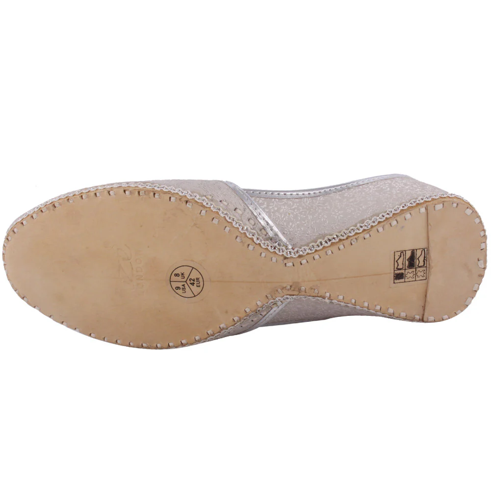 Mens ‘Egner’ Adorned Leather Flat Indian Khussa - Image 5