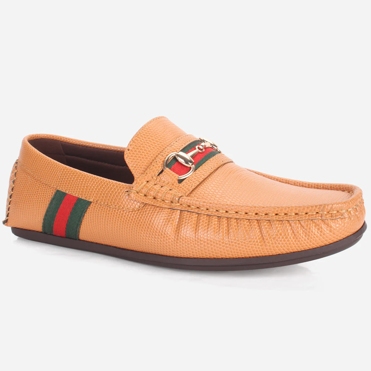 Mens "EILOS" Buckle Slip-ons Moccasins
