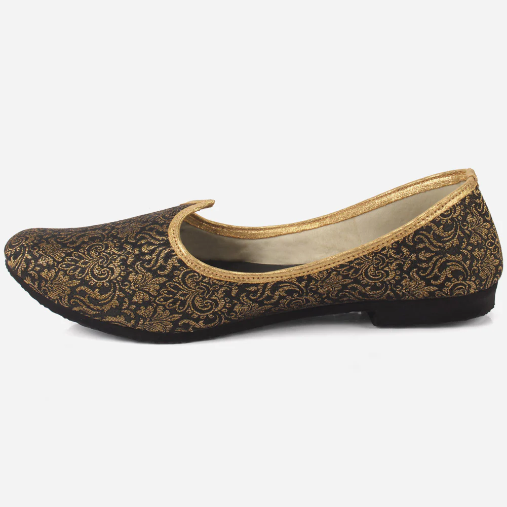 Mens "ENRIQ" Handmade Leather Indian Khussa Pumps - Image 3