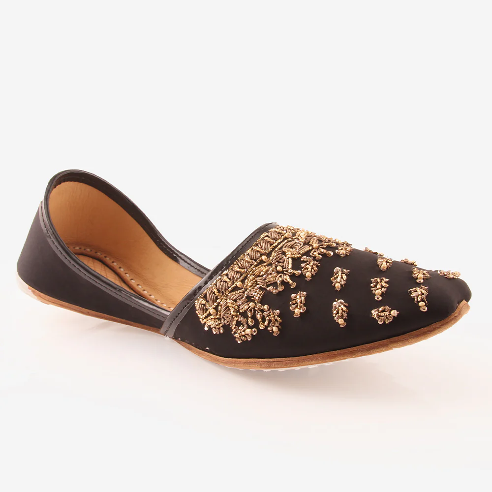 Mens "ESA" Decorated Flats Indian Khussa