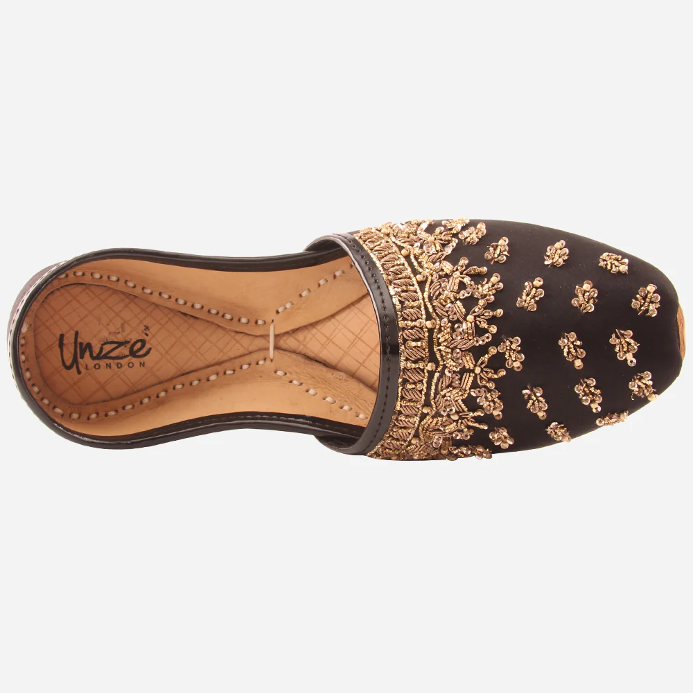 Mens "ESA" Decorated Flats Indian Khussa - Image 4