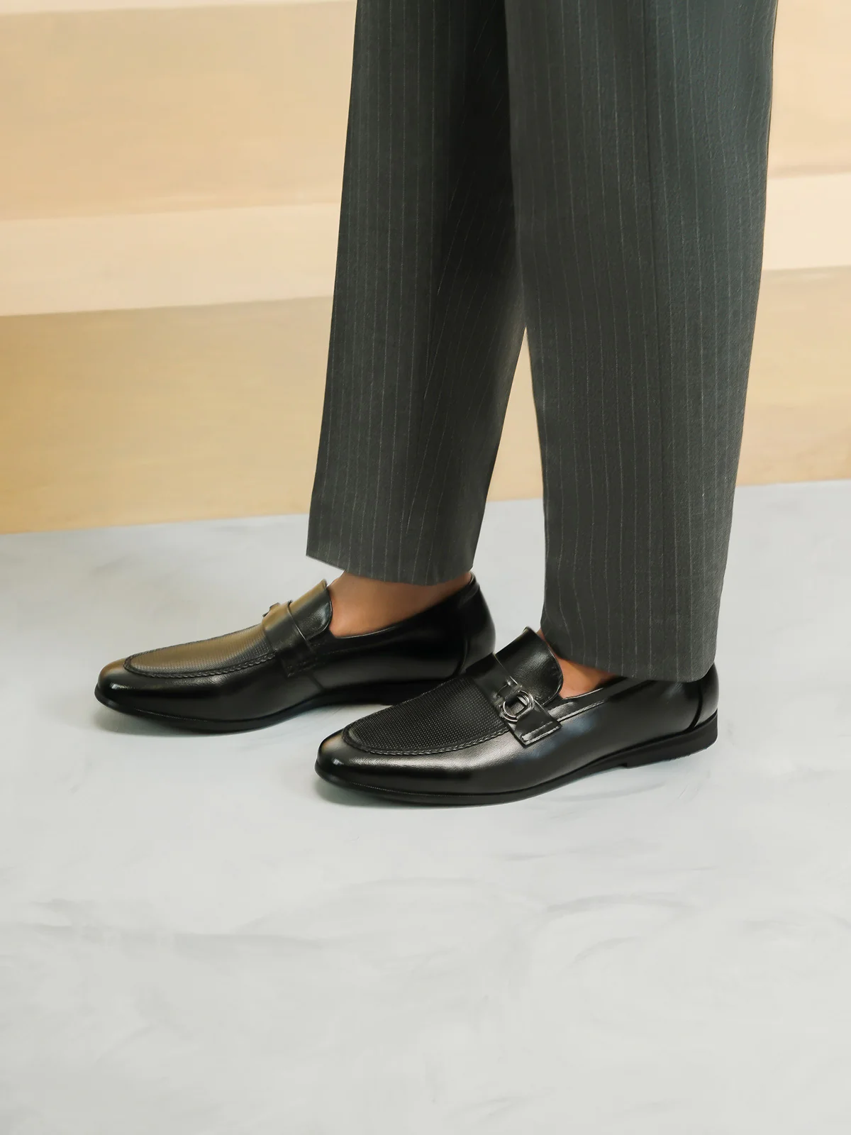 Mens "FALCO" Dress Leather Formal Shoes - Image 6