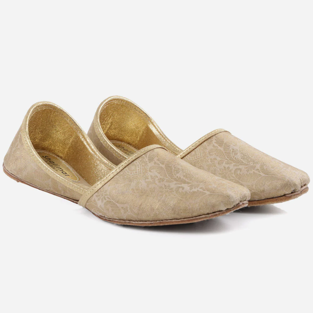 Mens Gents Designed Groom Leather Shoes Wedding Traditional Indian Khussa Pumps - Image 2