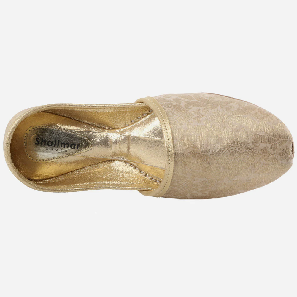 Mens Gents Designed Groom Leather Shoes Wedding Traditional Indian Khussa Pumps - Image 4