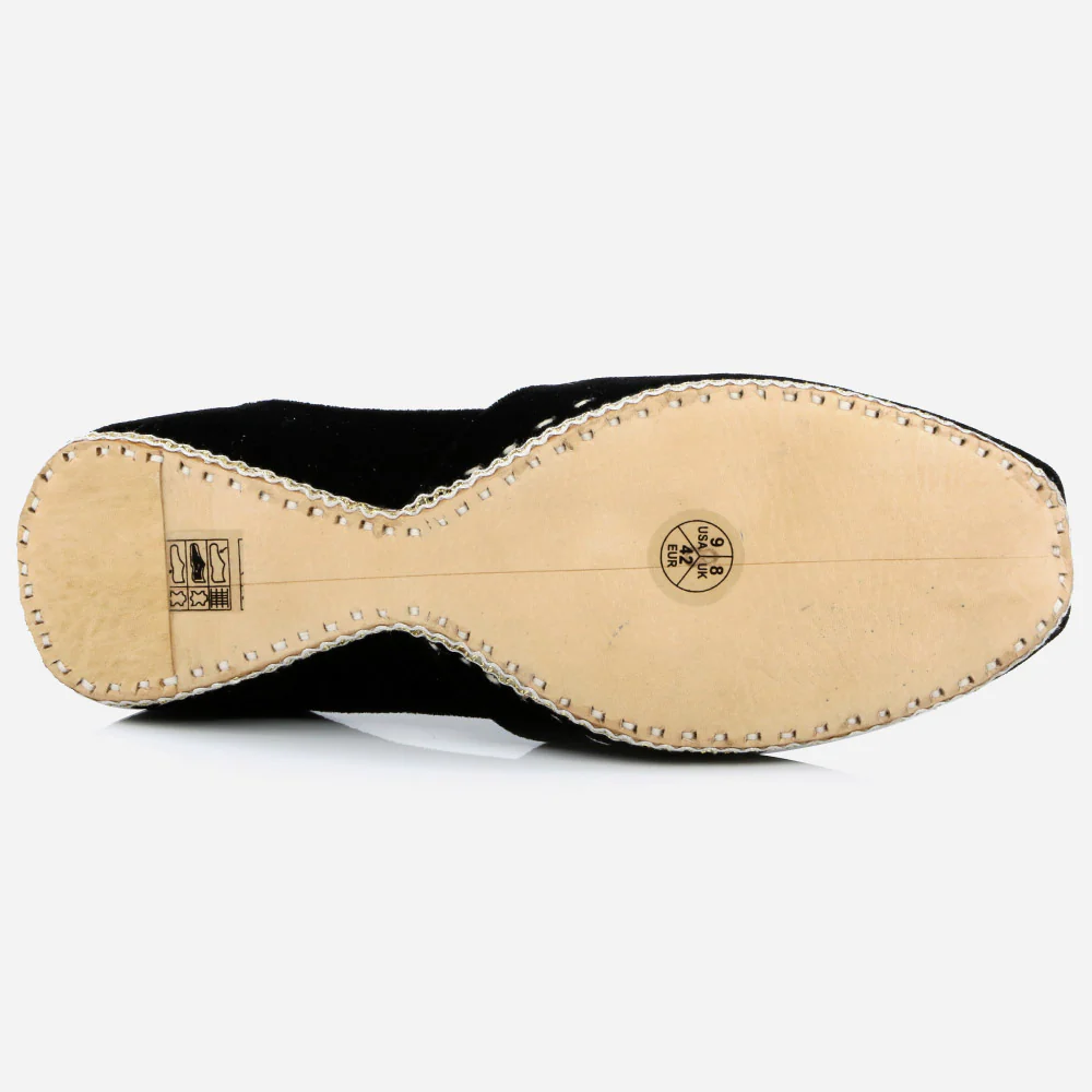 Mens Gents Velvet Embroidered Groom Leather Shoes Wedding Traditional Indian Khussa Mojaris Pumps Sizes - Image 5