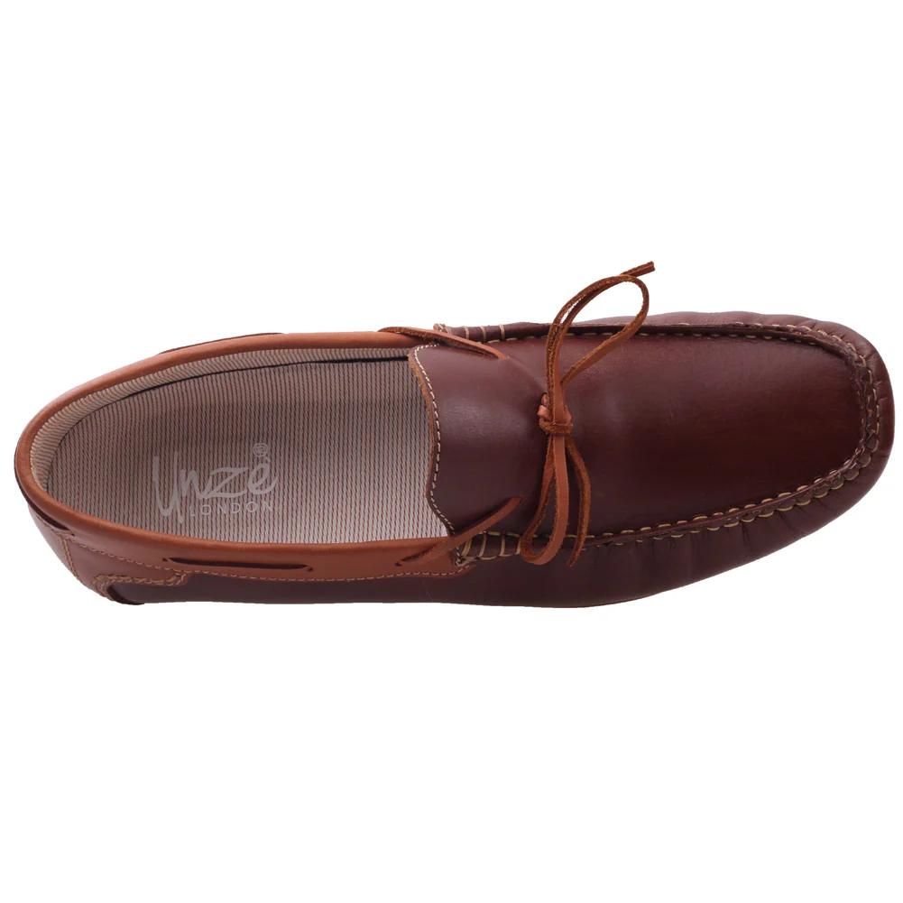 Mens ‘Giovini’ Slipons Leather Moccasins Shoes - Image 4