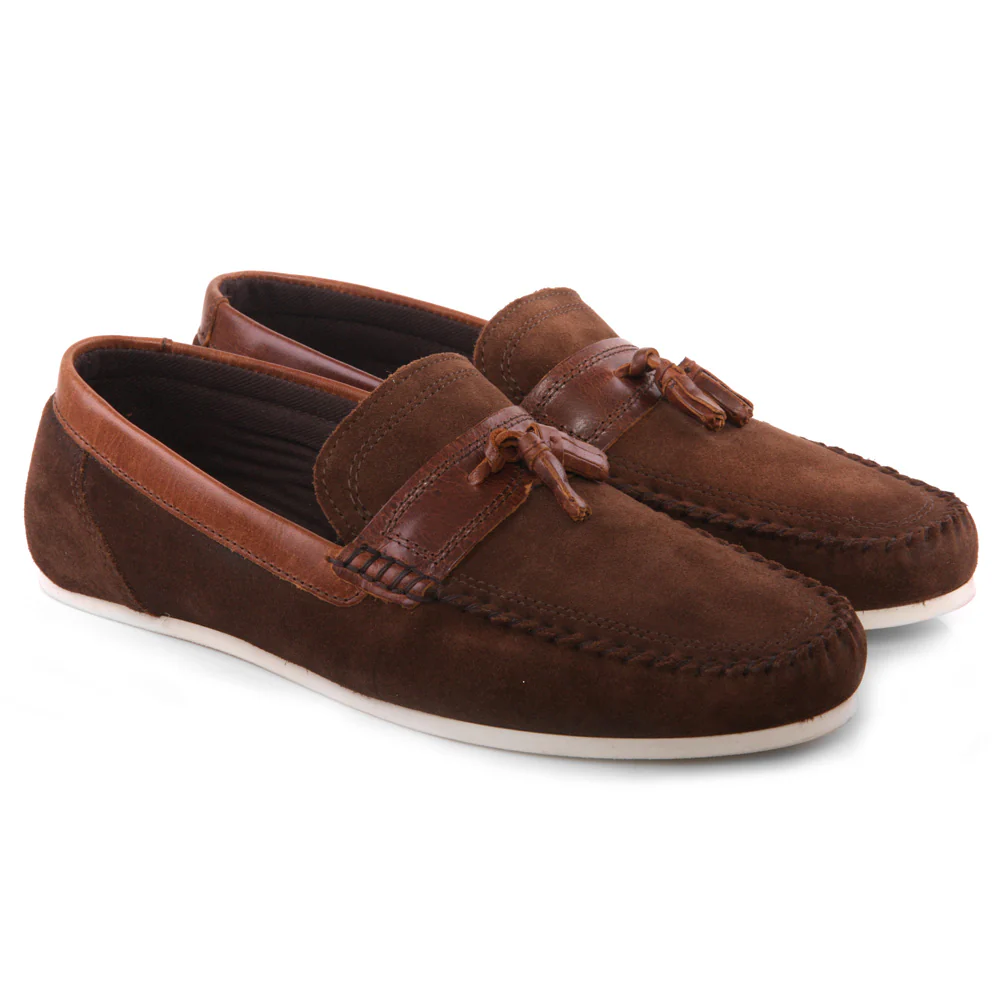 Mens ‘Hougton’ Suede Moccasin shoes - Image 2