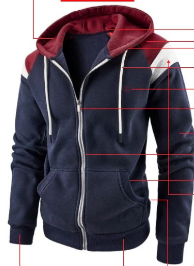 Mens "JEONG" Winter Zipper Hoodies
