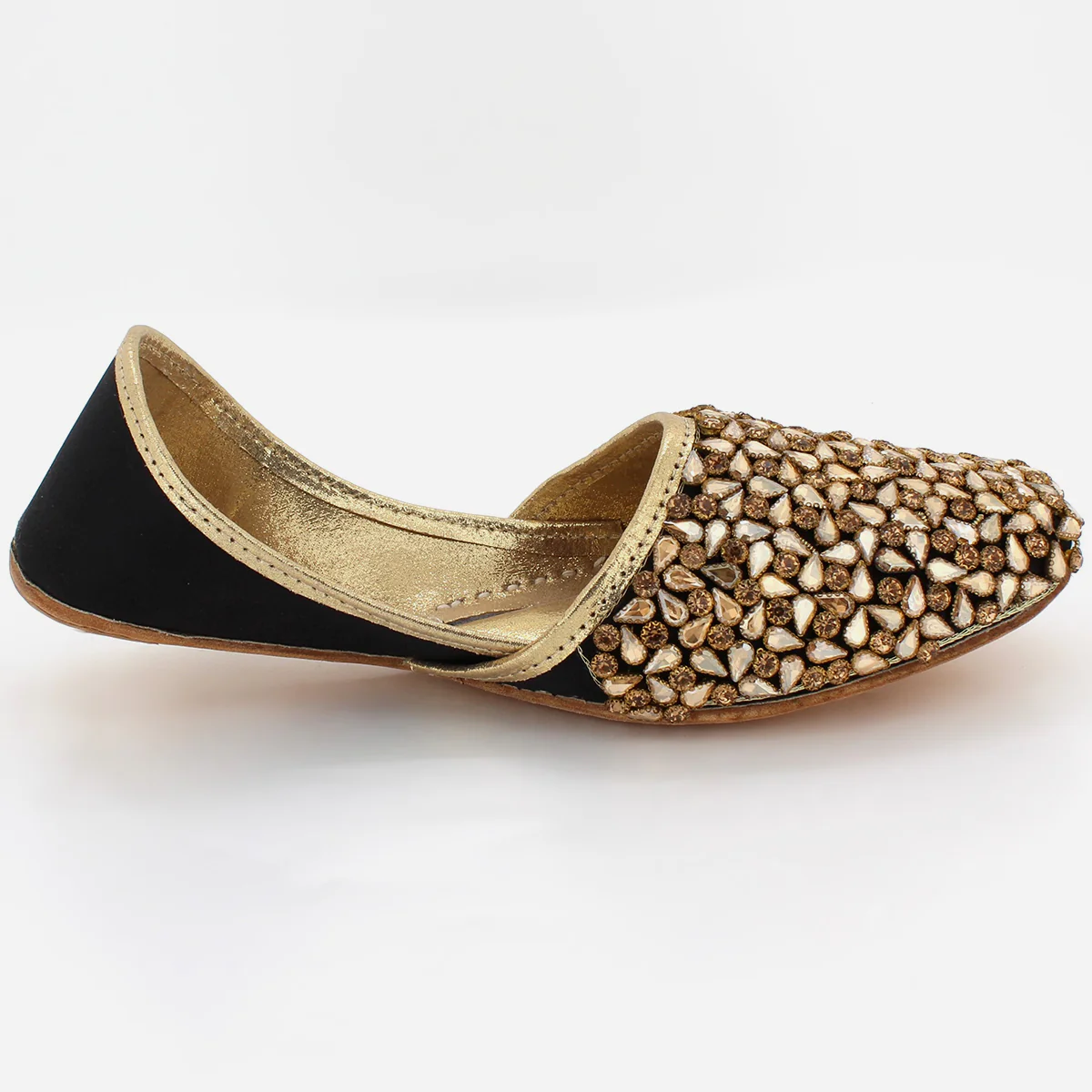 Mens "JIM" Handmade Decorated Indian Khussa - Image 2