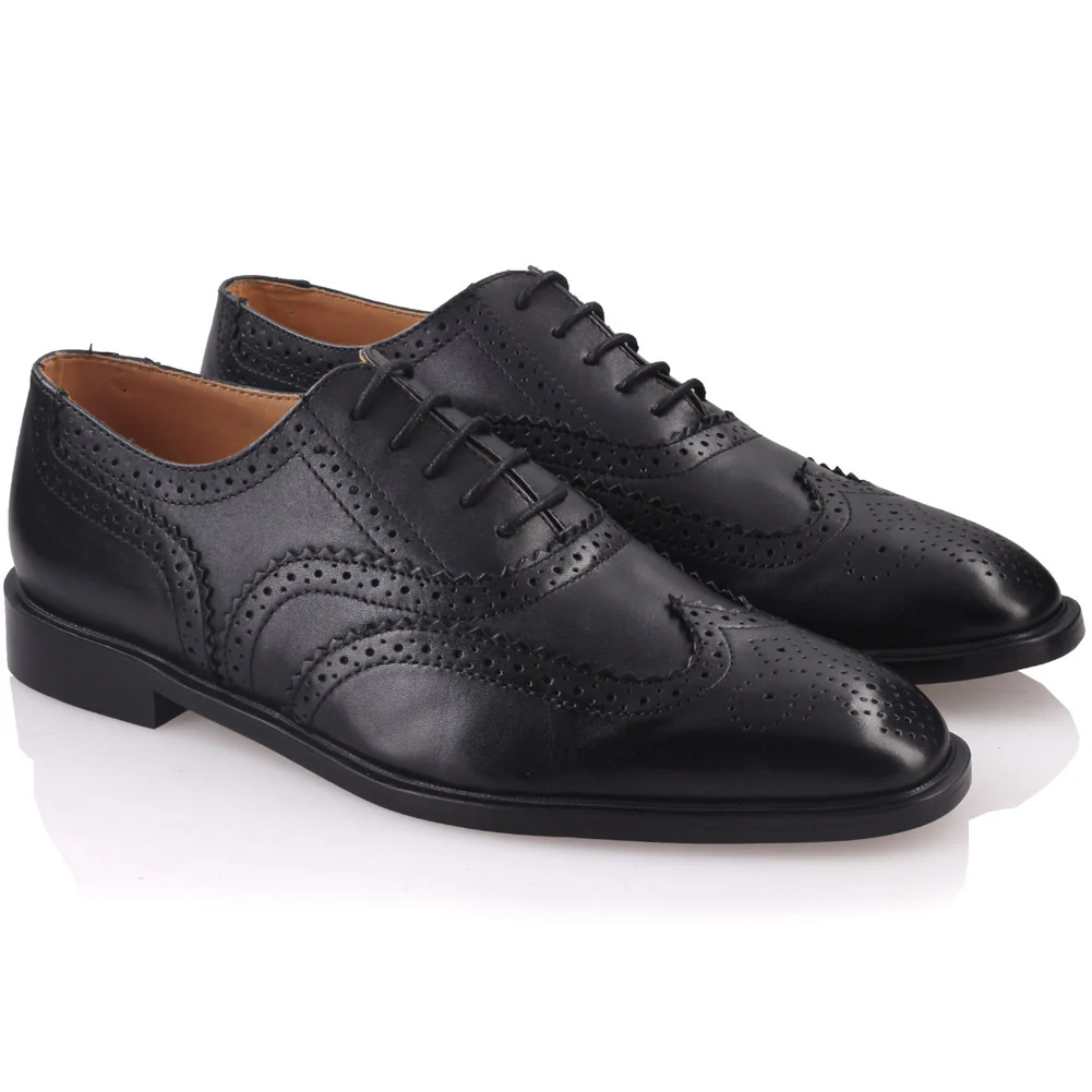Mens ‘Johanis’ Laced Up Leather Dress Shoes - Image 2