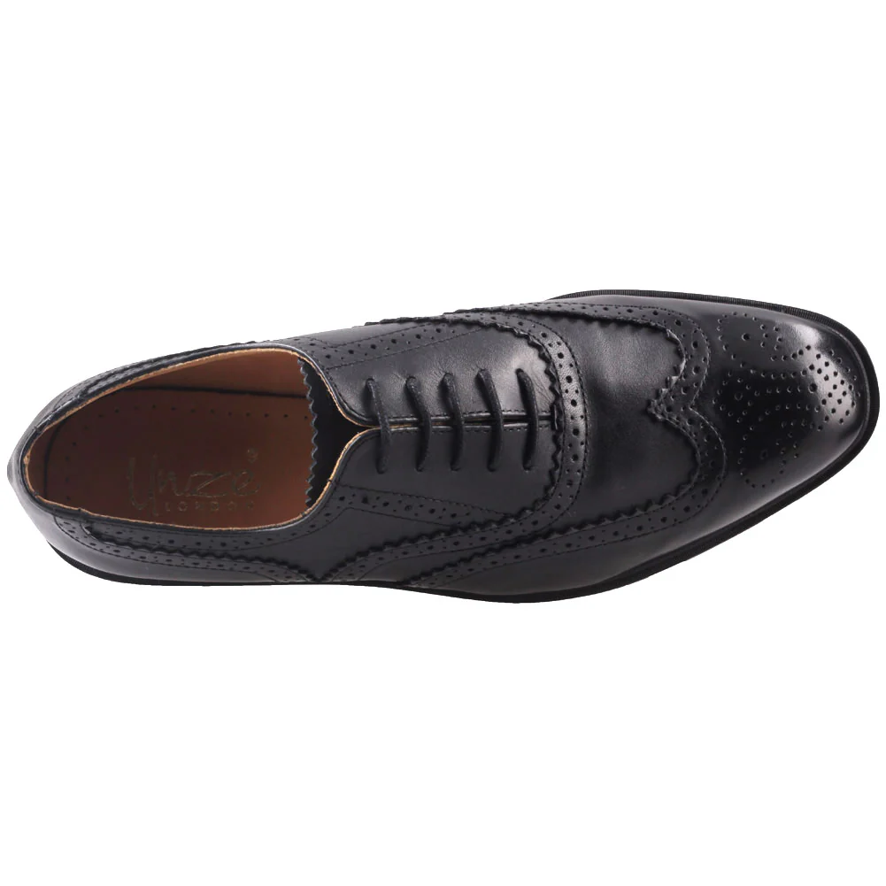 Mens ‘Johanis’ Laced Up Leather Dress Shoes - Image 4