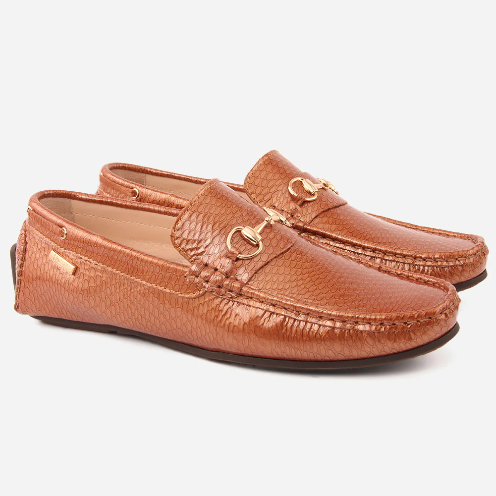 Mens "KANDID"Leather Loafers Slip Ons Moccasins - Image 2
